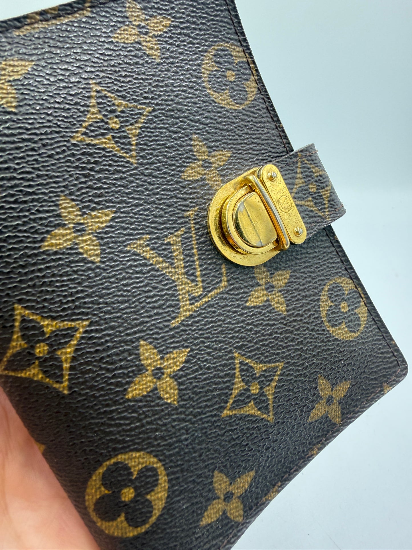 Louis Vuitton Monogram Koala Agenda PM Blue Interior CA0075