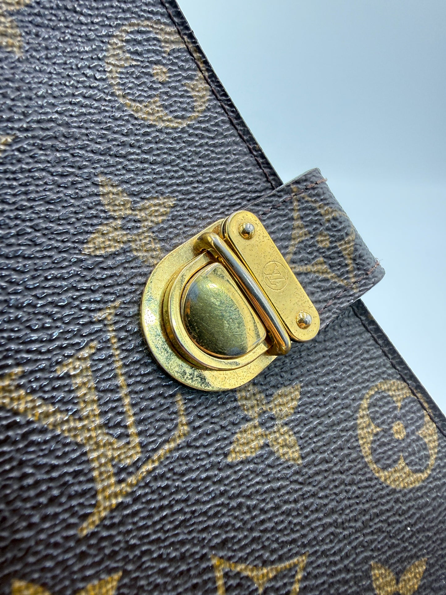 Louis Vuitton Monogram Koala Agenda PM Blue Interior CA0075