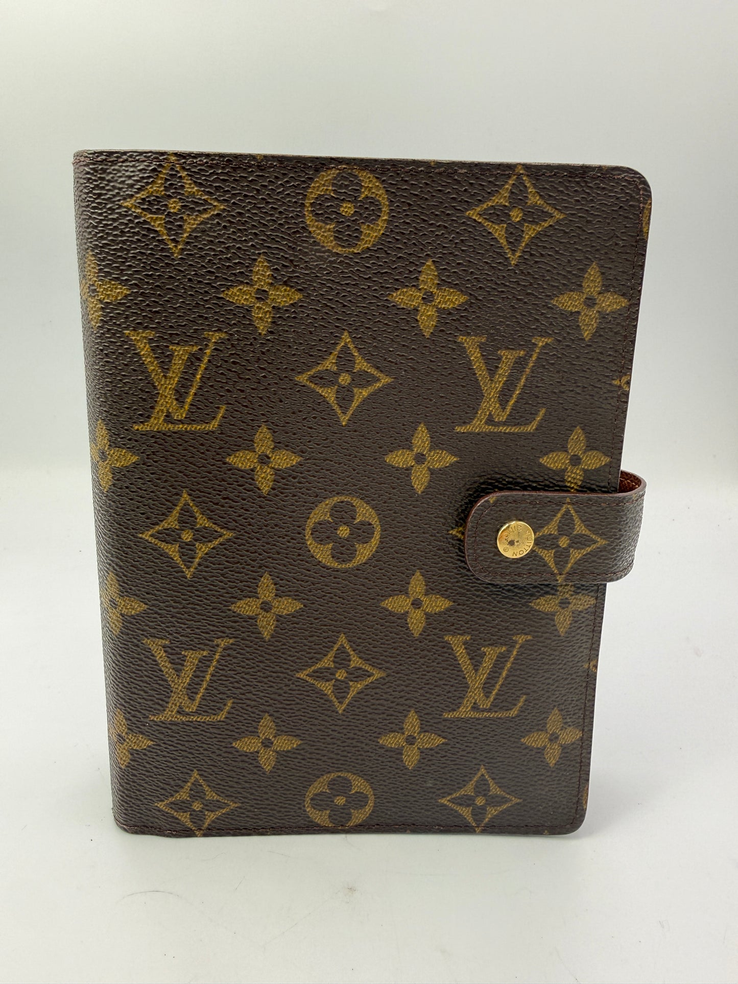Louis Vuitton Monogram Coated Canvas Agenda MM SP0999