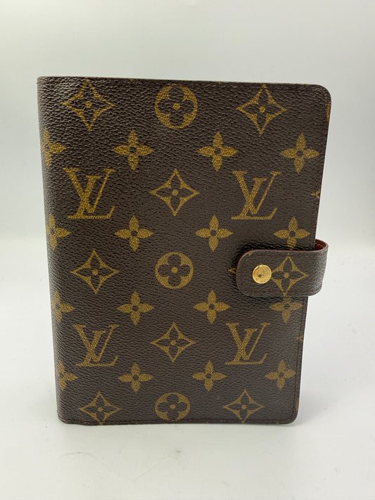 Louis Vuitton Monogram Coated Canvas Agenda MM SP0999