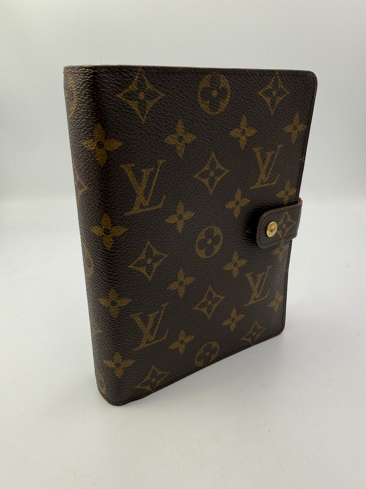Louis Vuitton Monogram Coated Canvas Agenda MM SP0999