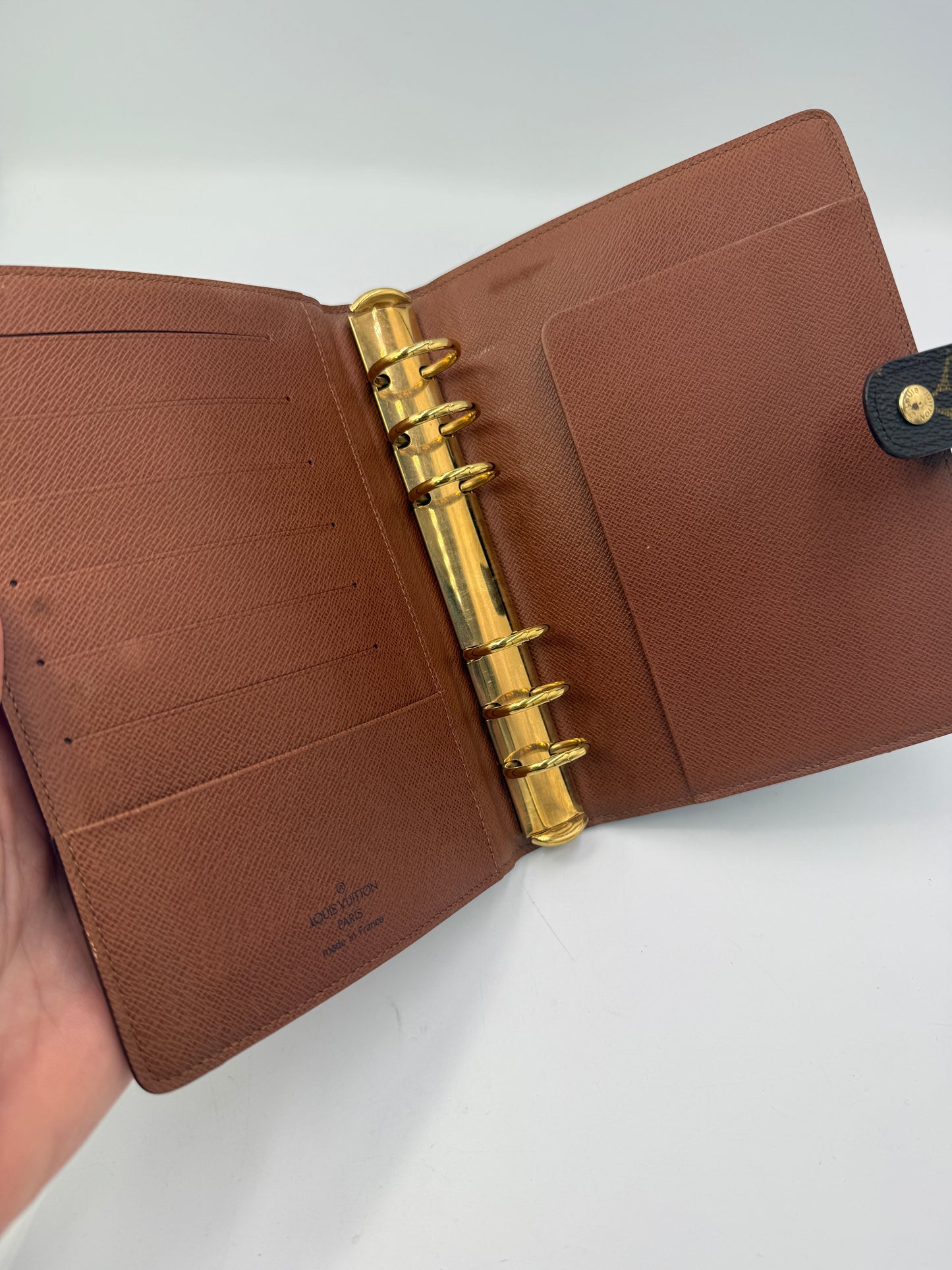Louis Vuitton Monogram Coated Canvas Agenda MM SP0999