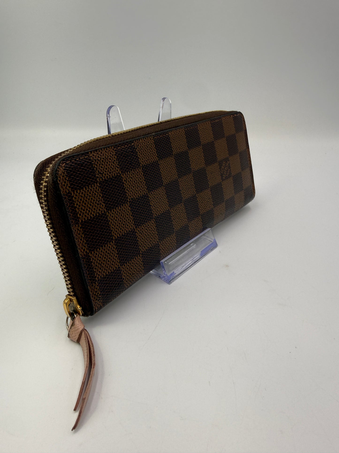 Louis Vuitton Damier Ebene Clemence Rose Ballerine GI3167
