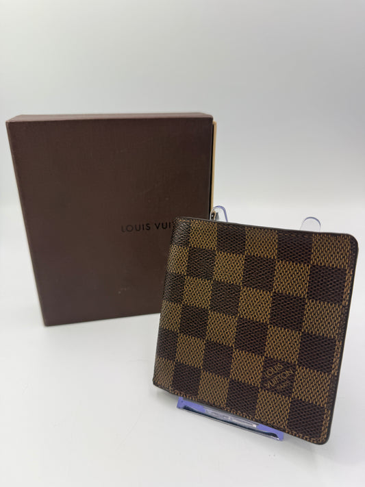 Louis Vuitton Damier Ebene Bifold Wallet CA0045