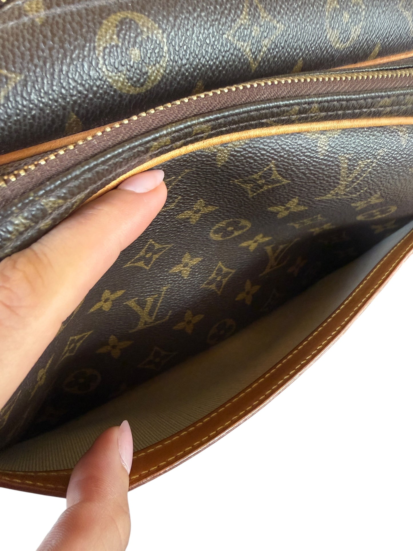 Louis Vuitton Monogram Coated Canvas Reporter PM SP1012