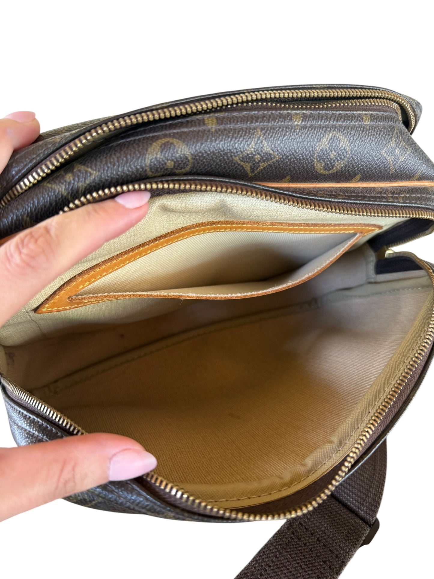 Louis Vuitton Monogram Coated Canvas Reporter PM SP1012