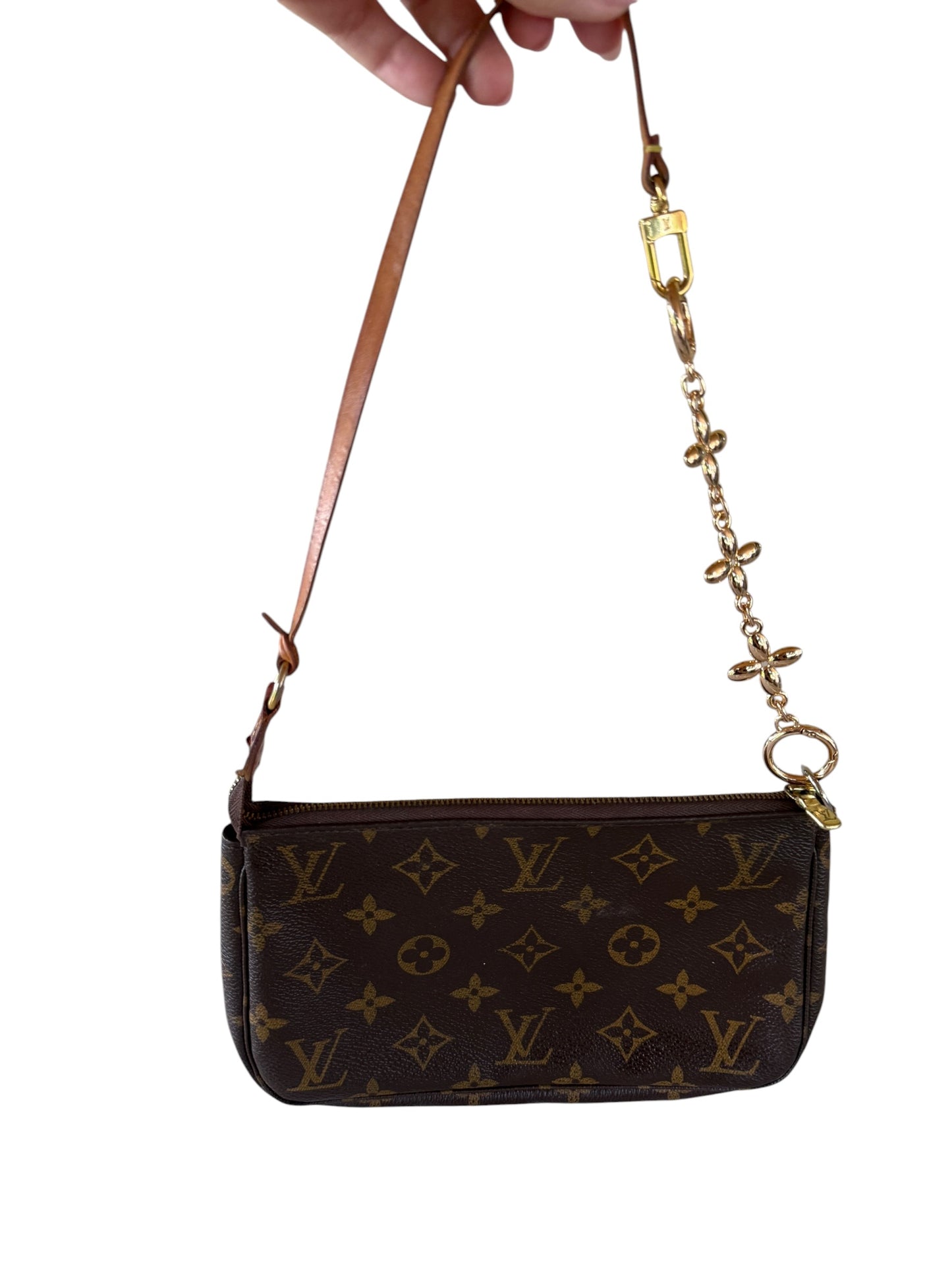 Louis Vuitton Monogram Coated Canvas Pochette CA0140