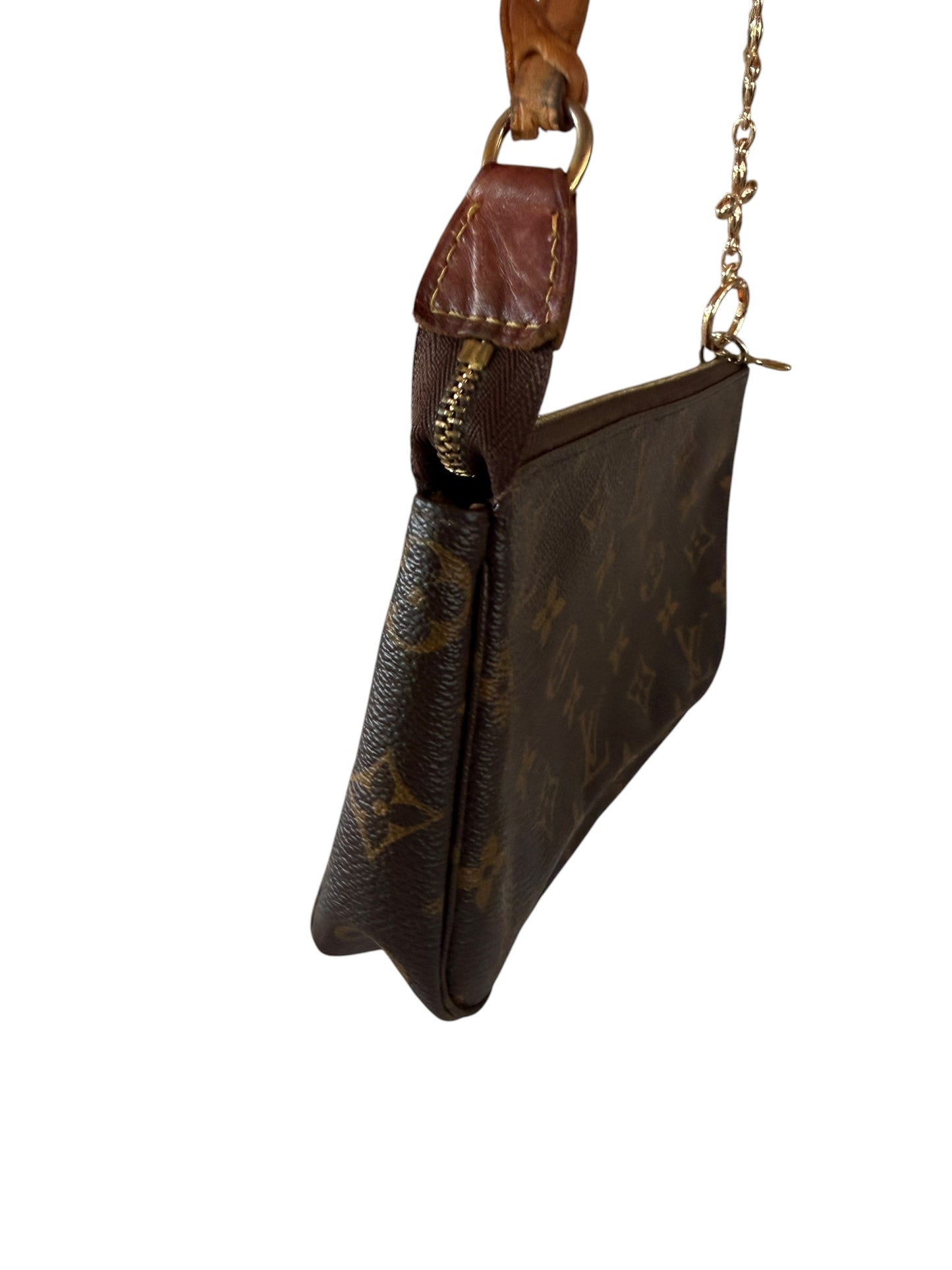 Louis Vuitton Monogram Coated Canvas Pochette CA0140