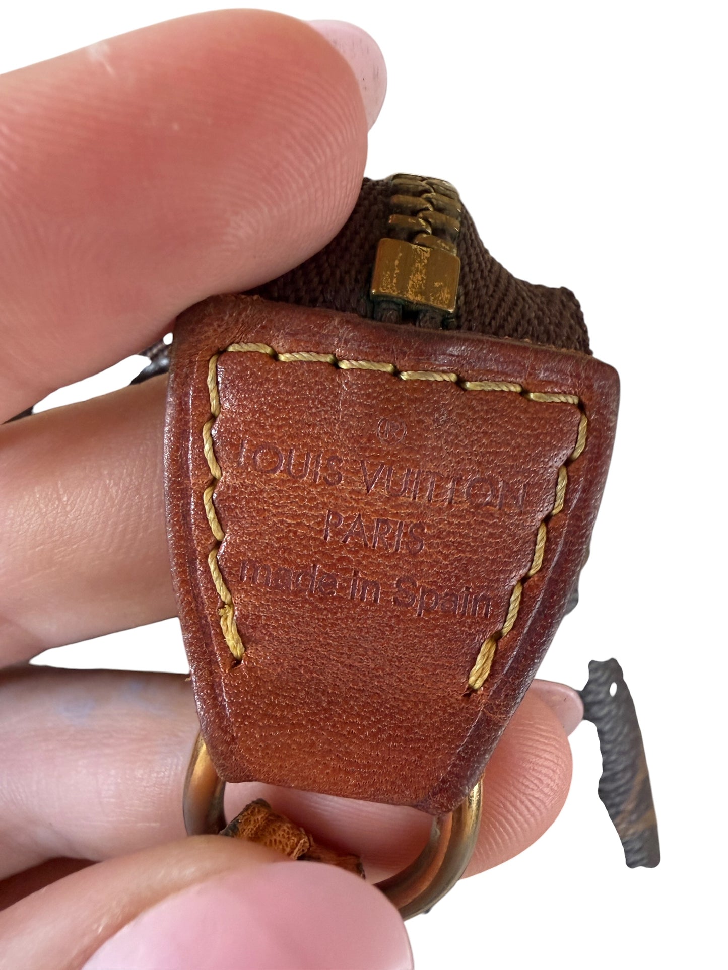 Louis Vuitton Monogram Coated Canvas Pochette CA0140