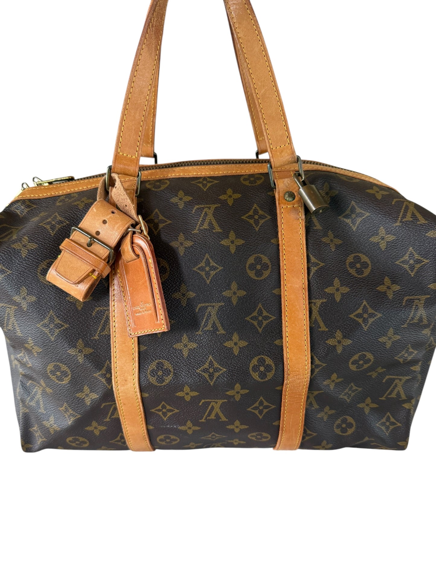 Louis Vuitton Monogram Coated Canvas Sac Souple 35 cm