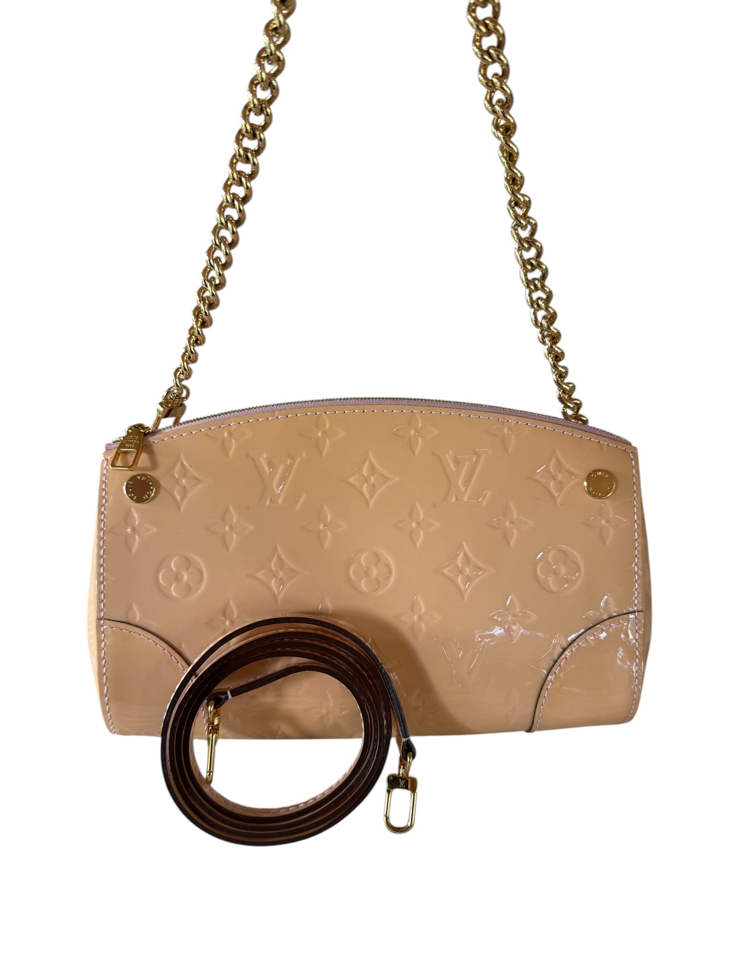 Louis Vuitton Beige Monogram Vernis Santa Monica 2Way AA4175