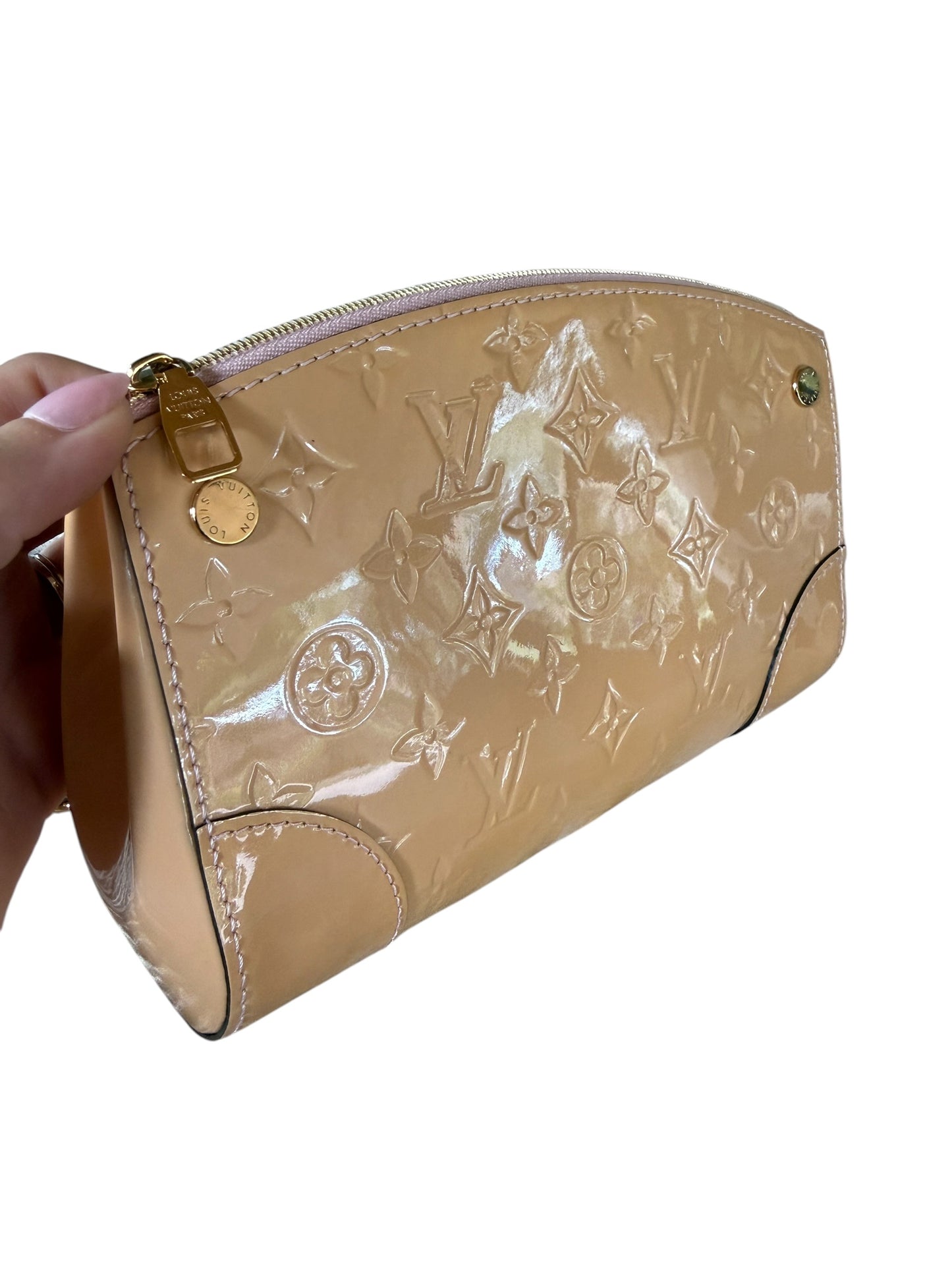 Louis Vuitton Beige Monogram Vernis Santa Monica 2Way AA4175