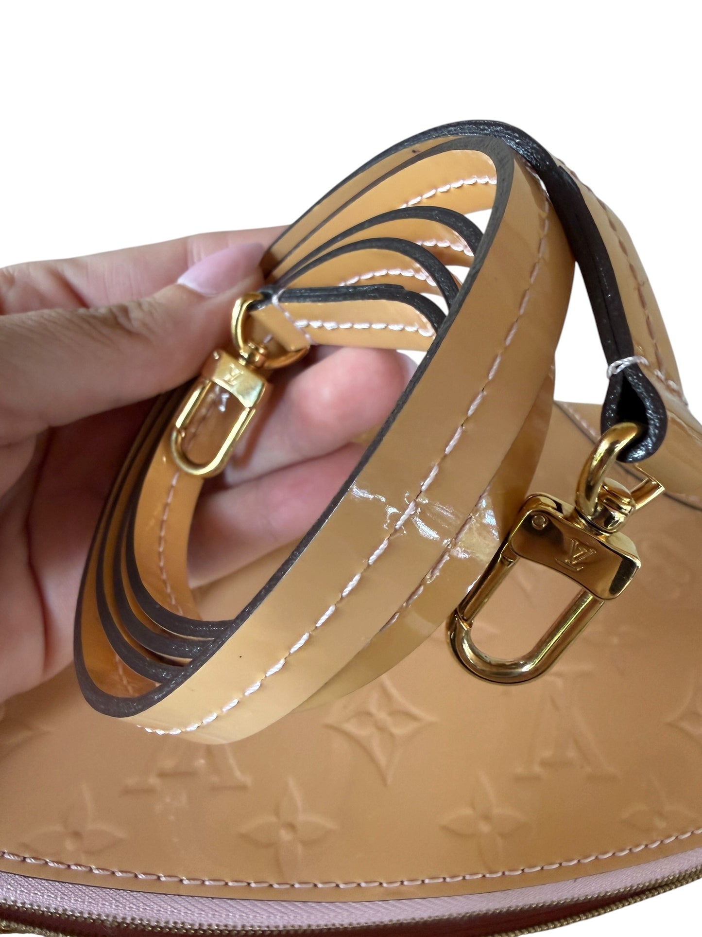 Louis Vuitton Beige Monogram Vernis Santa Monica 2Way AA4175