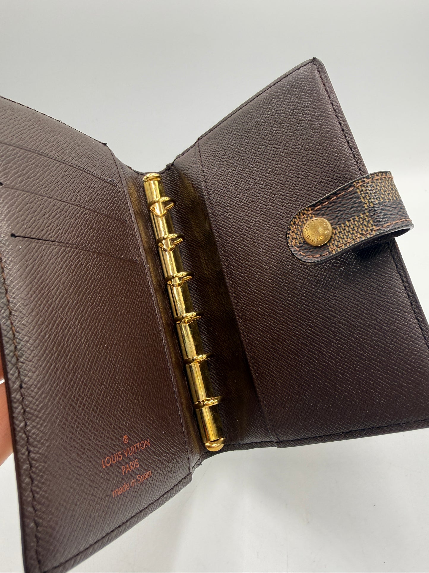Louis Vuitton Damier Ebene Agenda PM CA0094