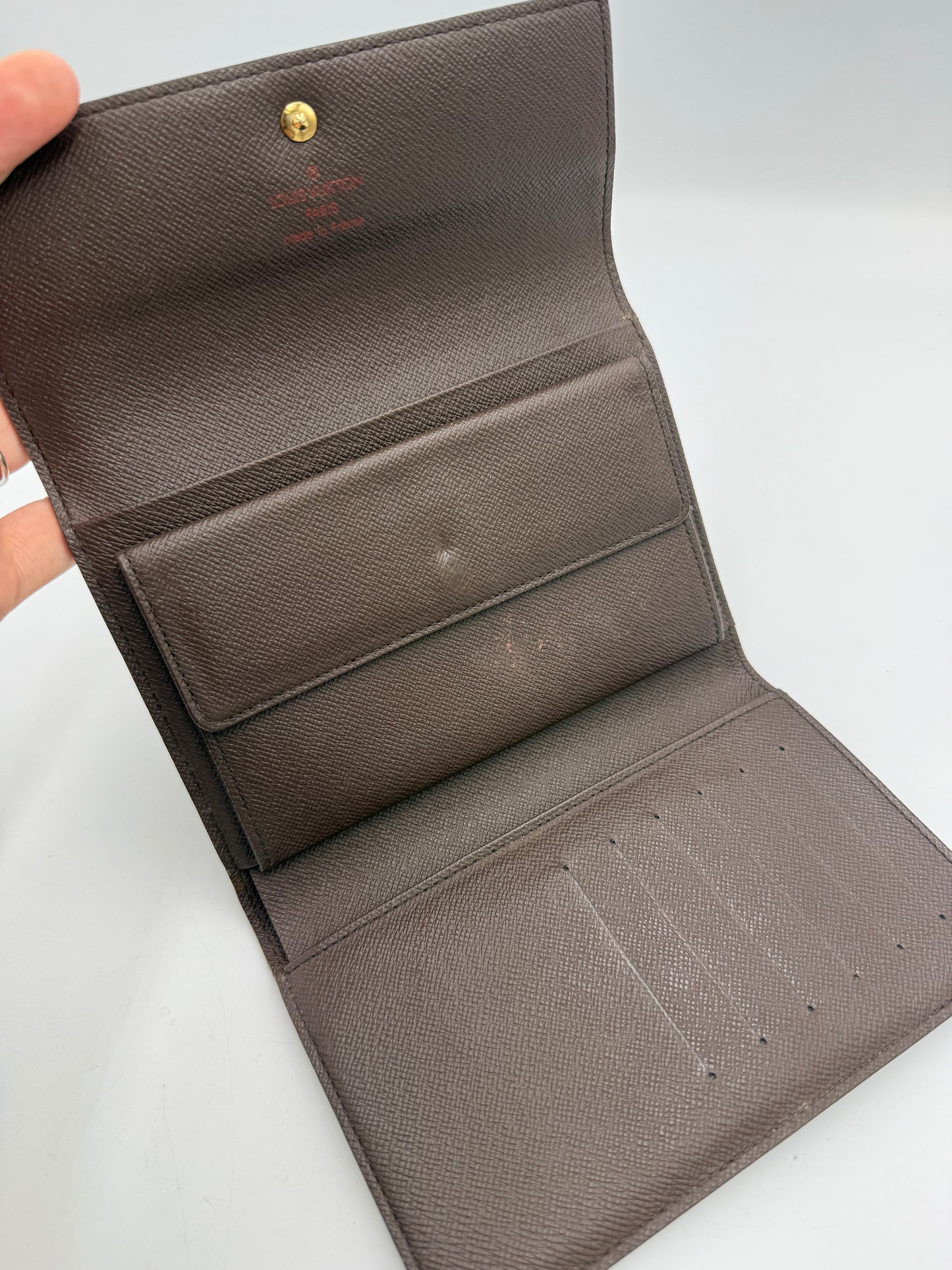 Louis Vuitton Damier Ebene Compact International Wallet SP0024