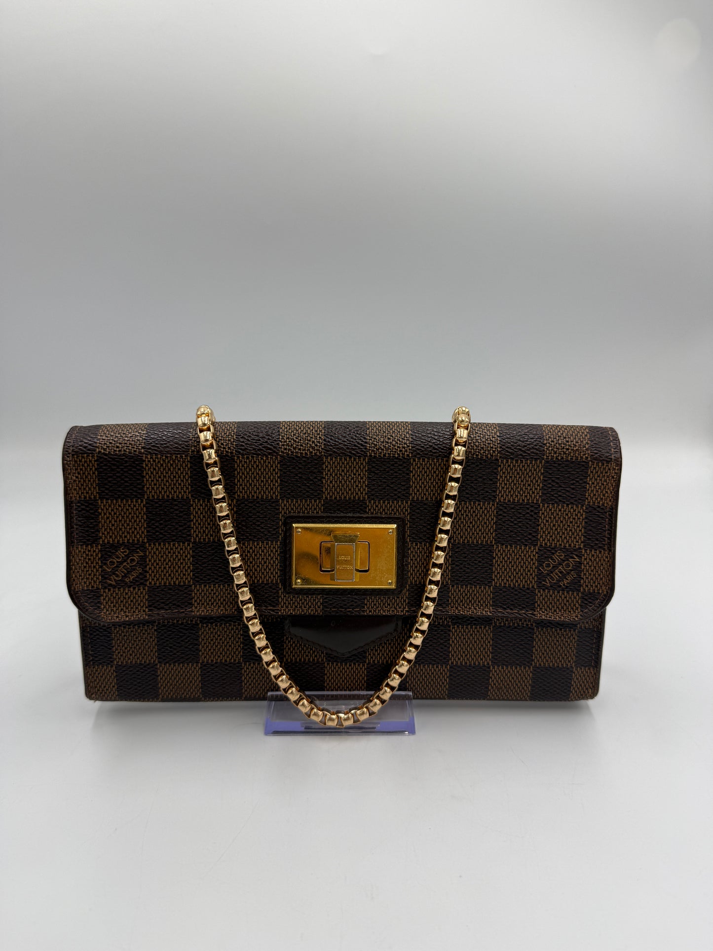 Louis Vuitton Damier Ebene Rosebery Sarah Wallet CA3173