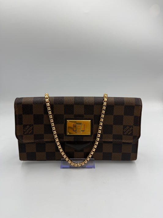 Louis Vuitton Damier Ebene Rosebery Sarah Wallet CA3173