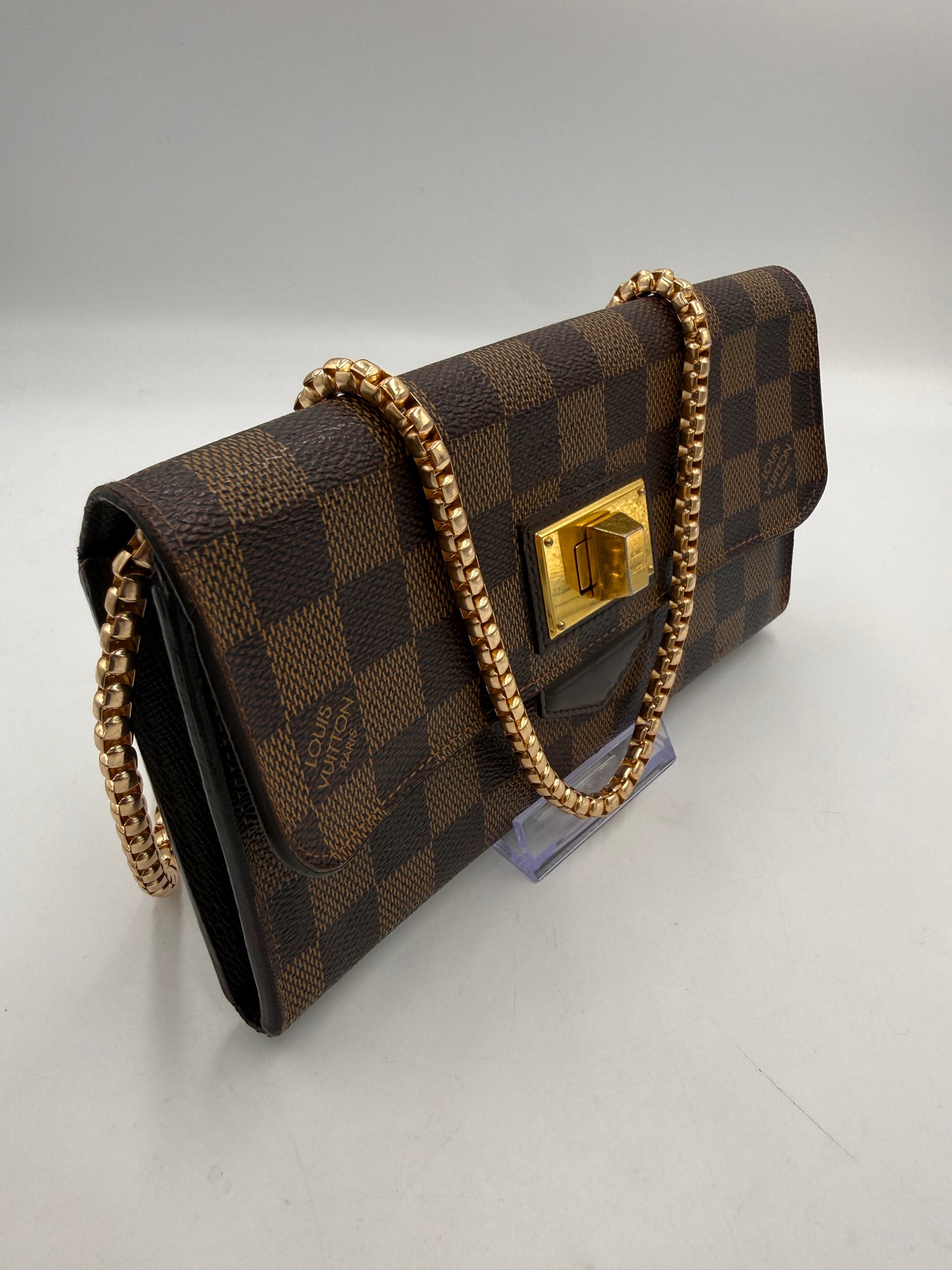 Louis Vuitton Damier Ebene Rosebery Sarah Wallet CA3173