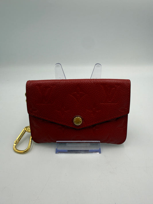 Louis Vuitton Red Empreinte Oversized Key Cles TN0117
