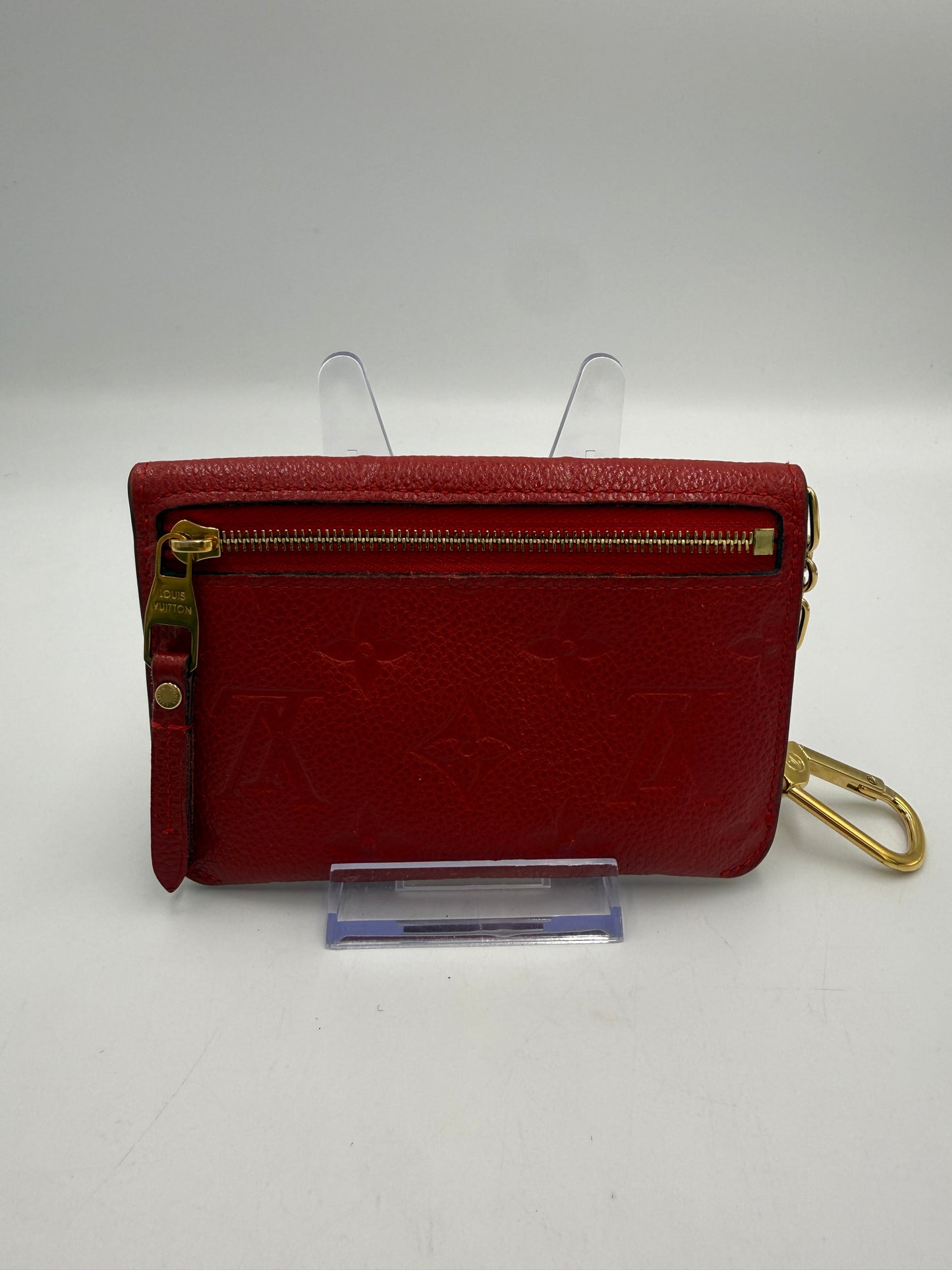 Louis Vuitton Red Empreinte Oversized Key Cles TN0117