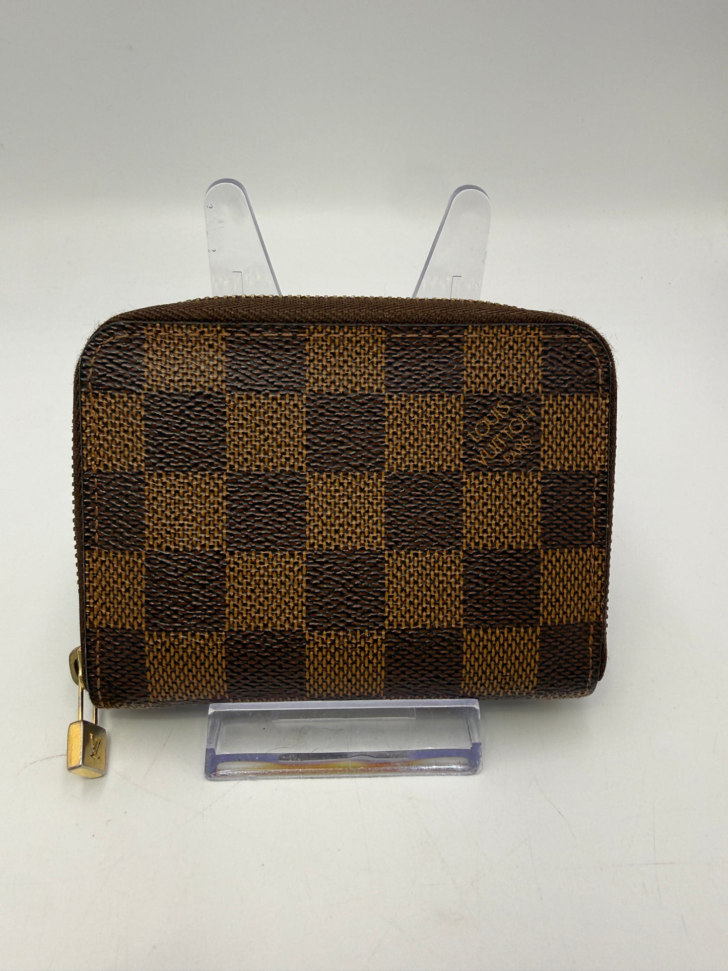 Louis Vuitton Damier Ebene Coated Canvas Compact Zippy TS3182
