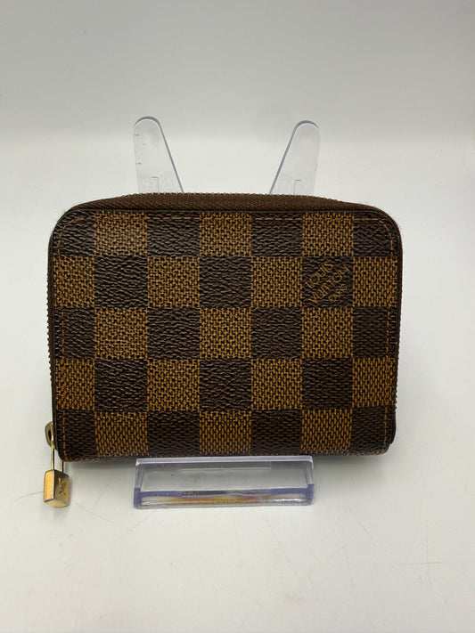 Louis Vuitton Damier Ebene Coated Canvas Compact Zippy TS3182