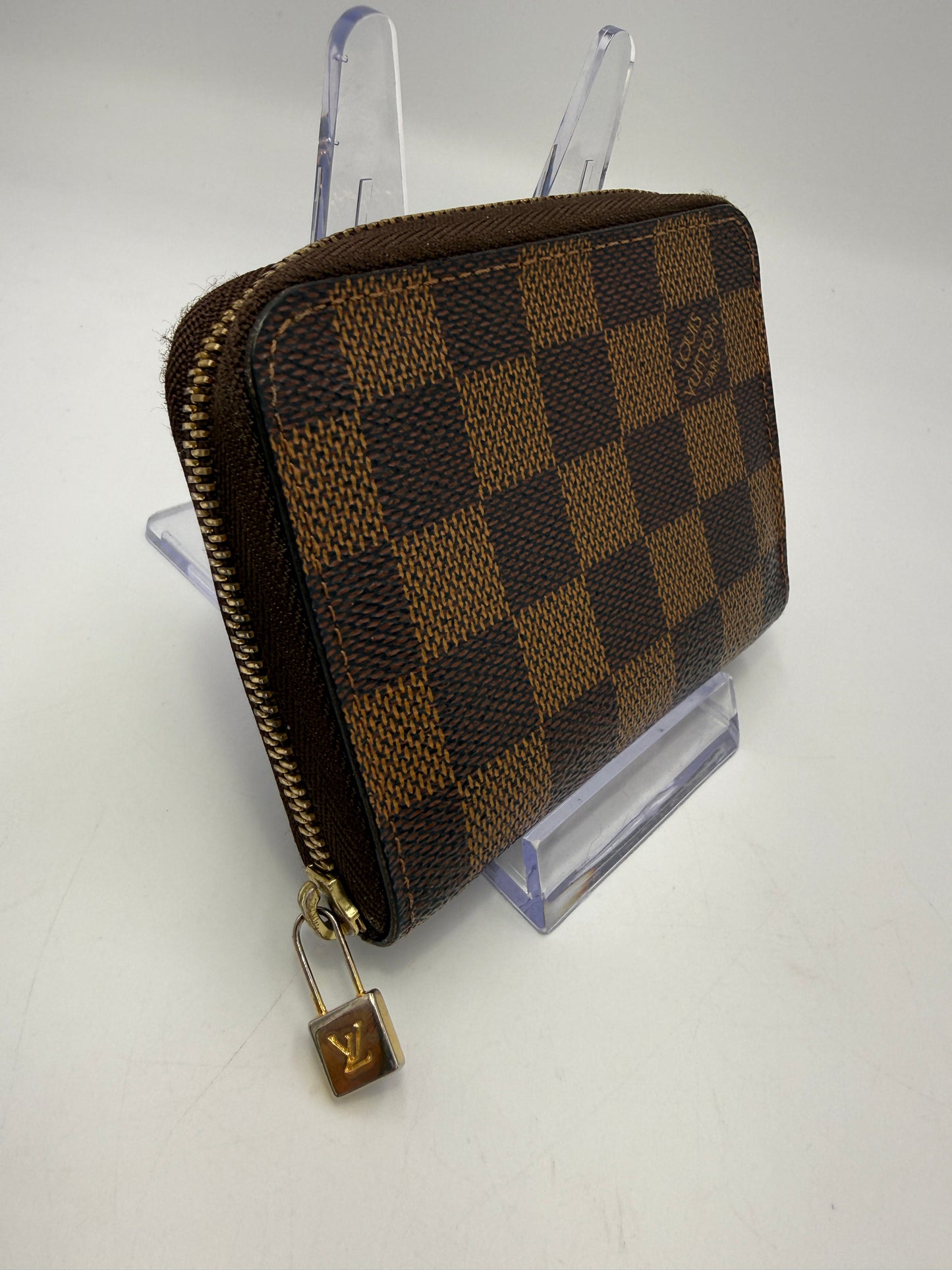 Louis Vuitton Damier Ebene Coated Canvas Compact Zippy TS3182