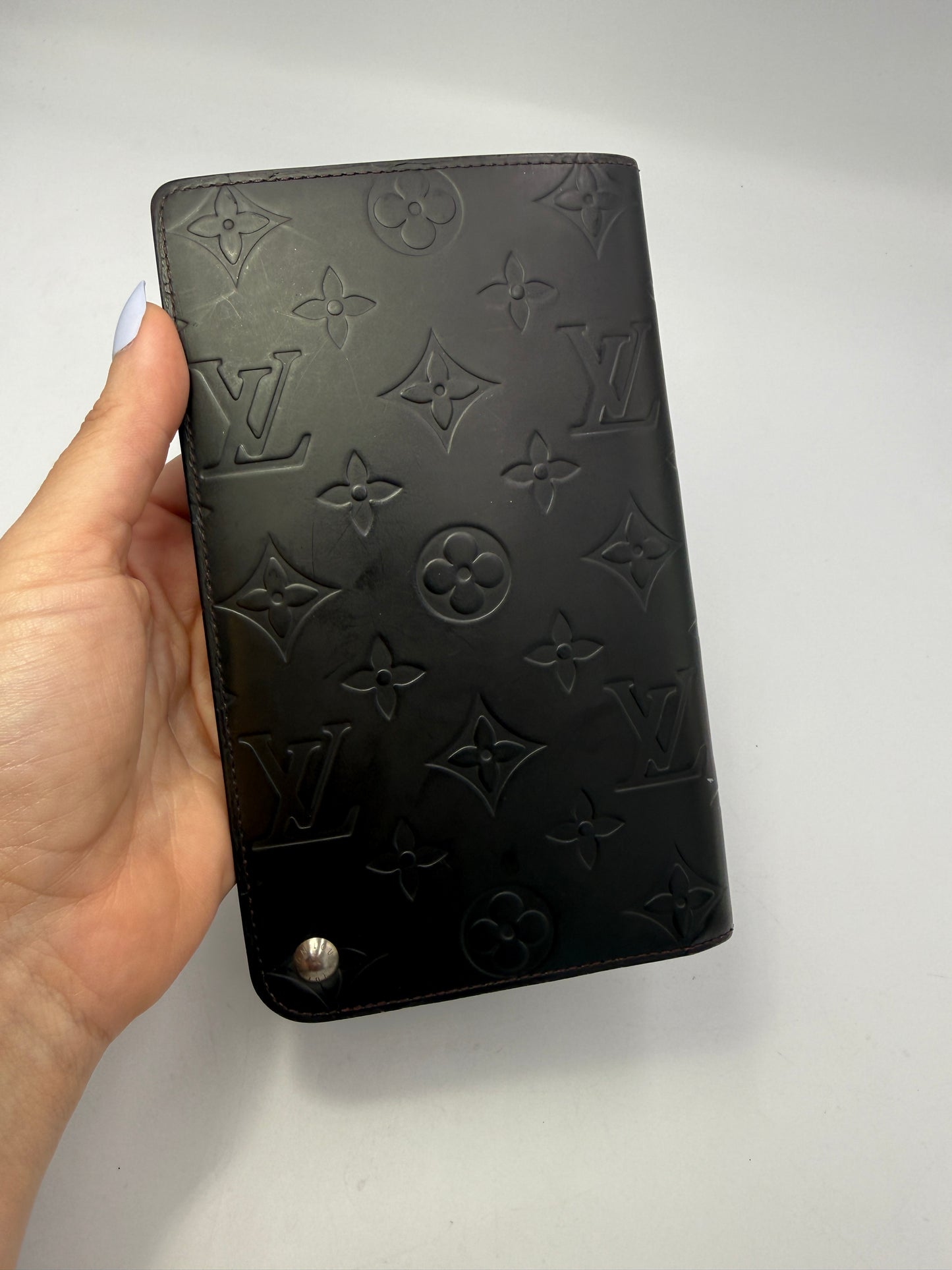 Louis Vuitton Monogram Glace Whist Wallet Cafe Brown VI0092