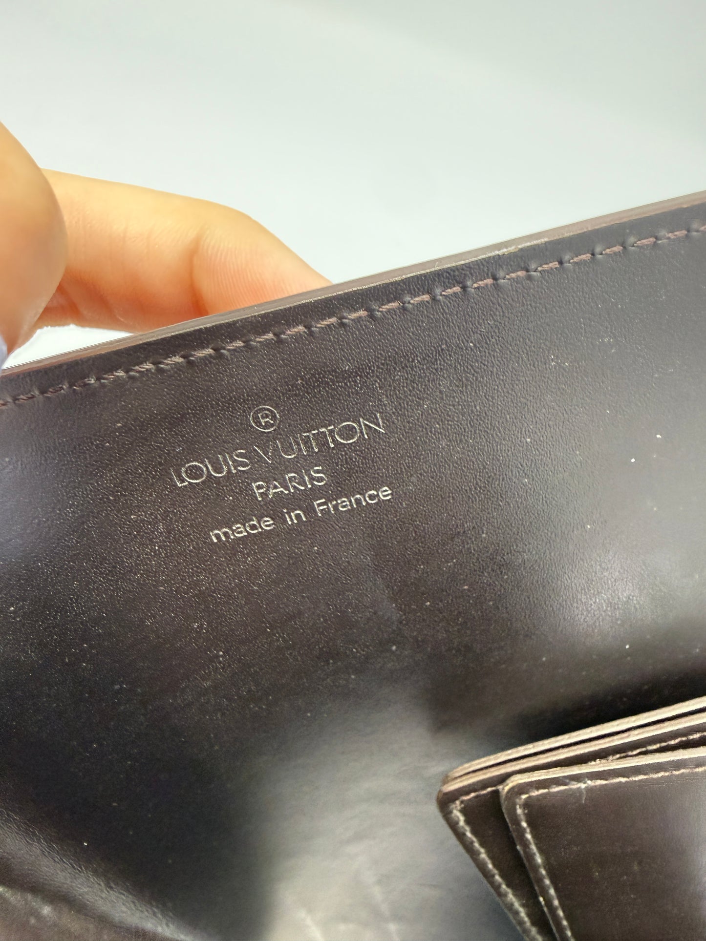 Louis Vuitton Monogram Glace Whist Wallet Cafe Brown VI0092