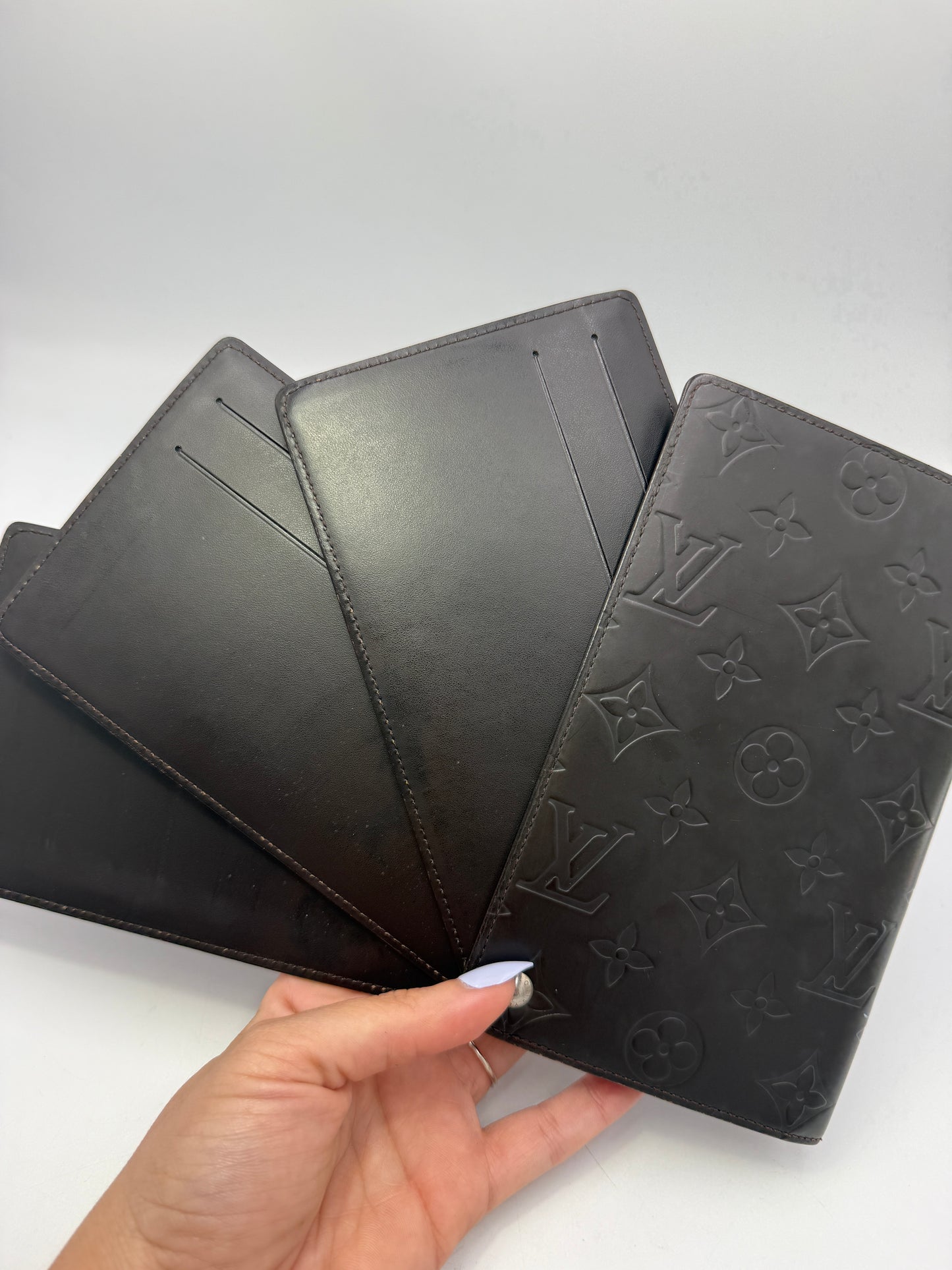 Louis Vuitton Monogram Glace Whist Wallet Cafe Brown VI0092