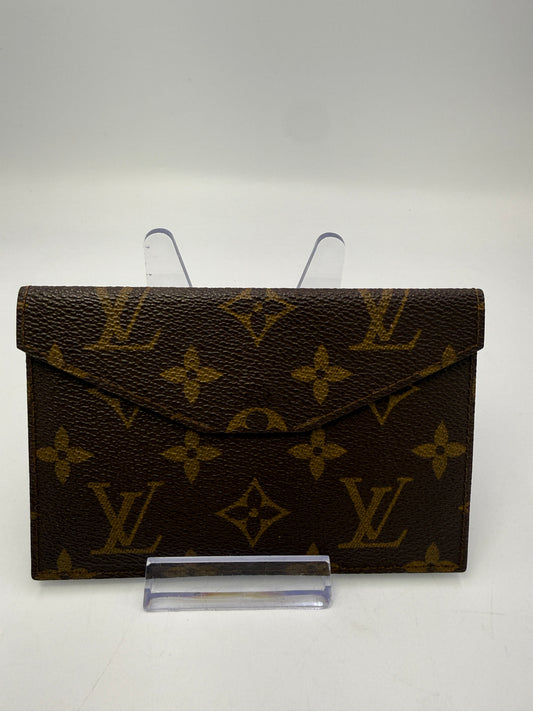 Louis Vuitton Monogram Envelope Card Holder Pouch RARE 851