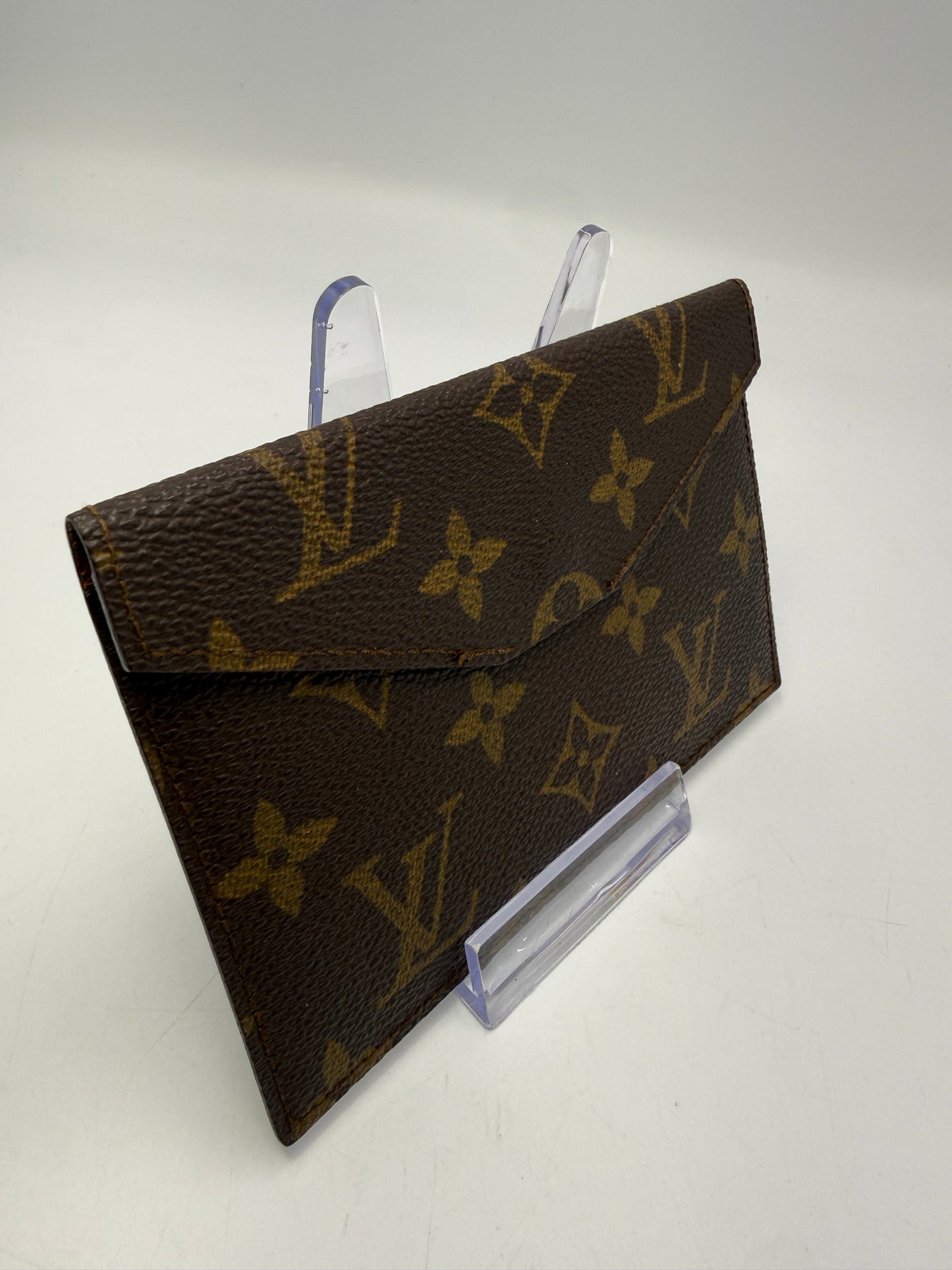 Louis Vuitton Monogram Envelope Card Holder Pouch RARE 851