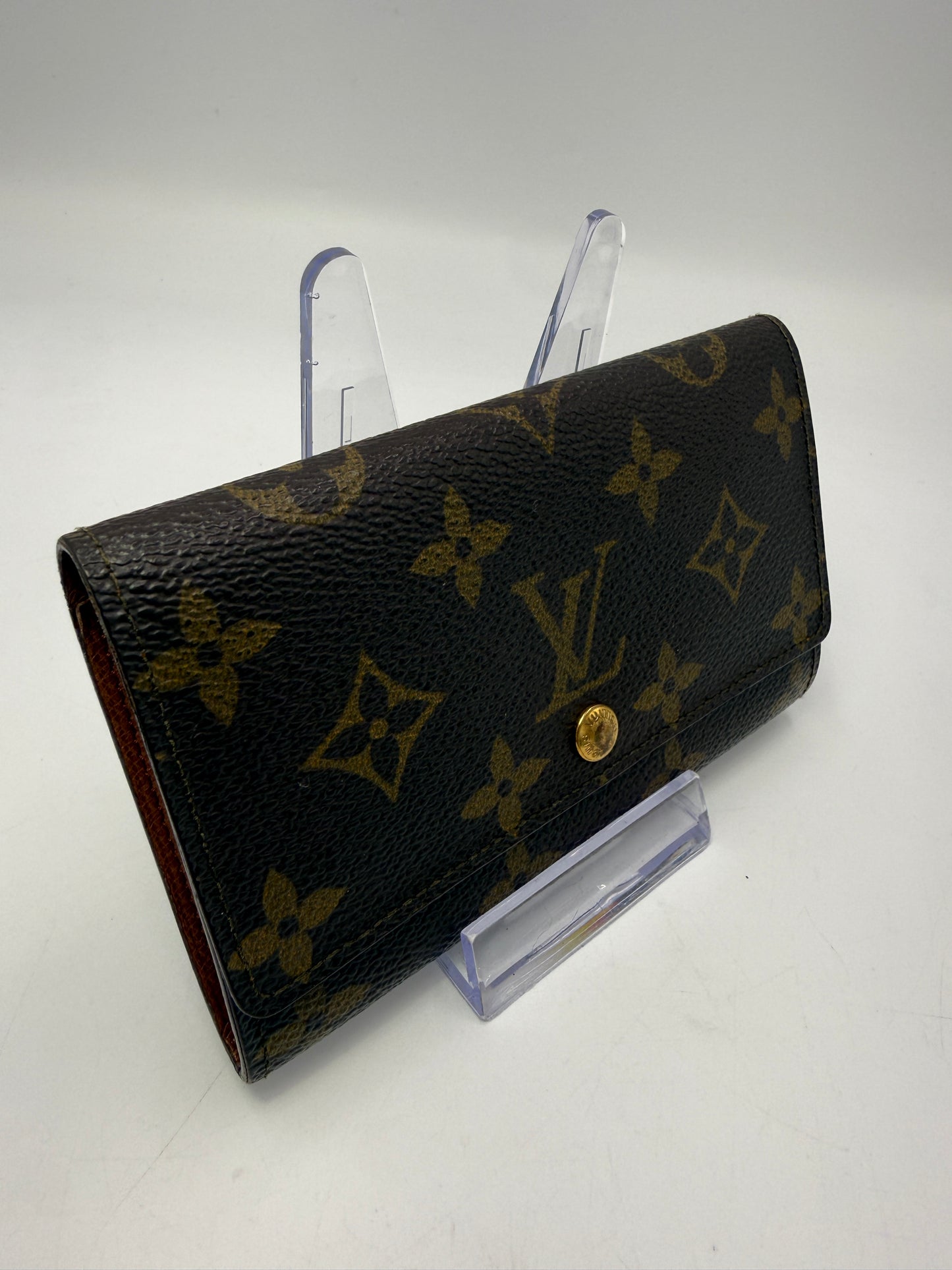 Louis Vuitton Monogram Coated Canvas Mini Sarah Wallet CA0972