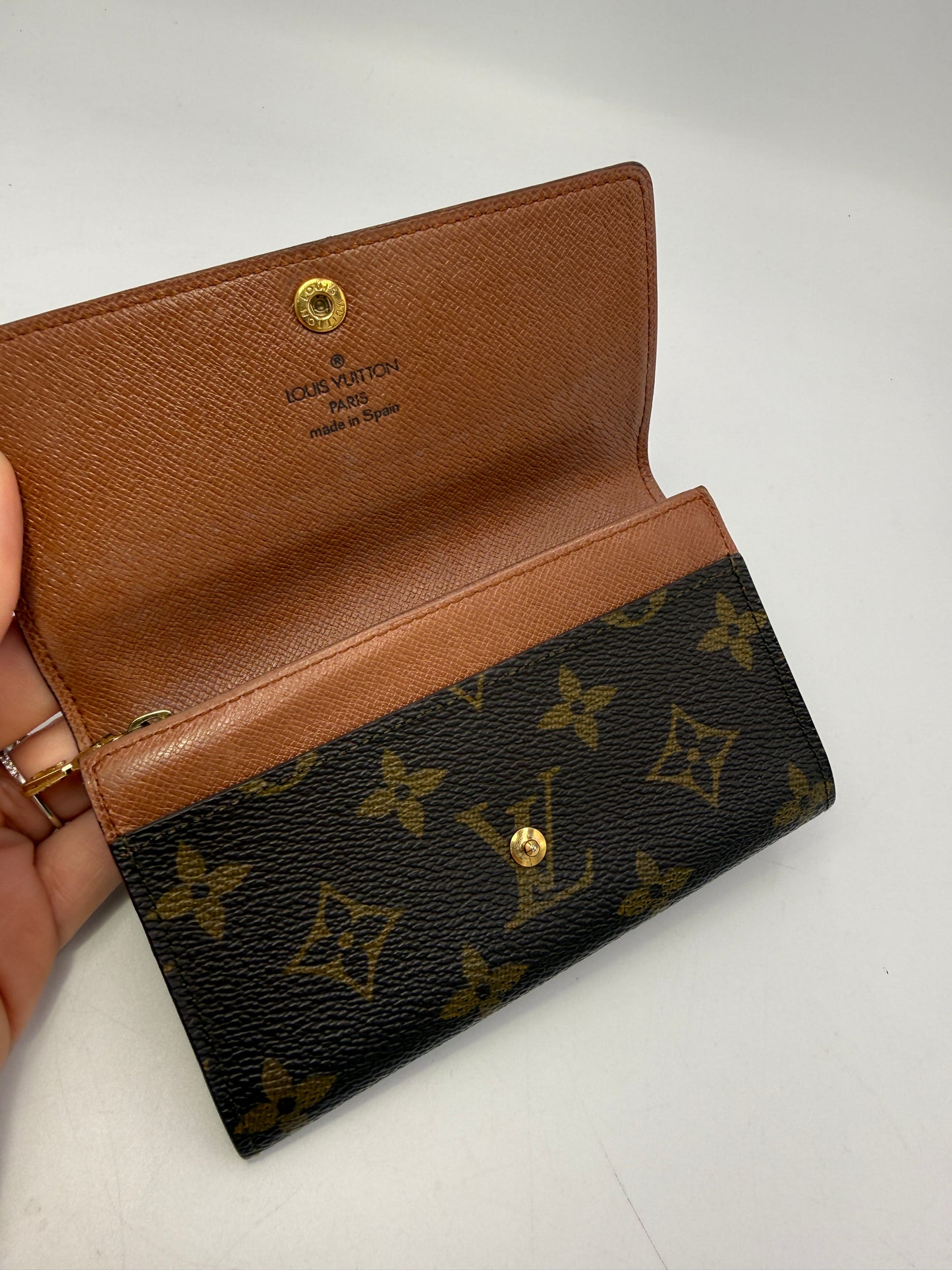 Louis Vuitton Monogram Coated Canvas Mini Sarah Wallet CA0972