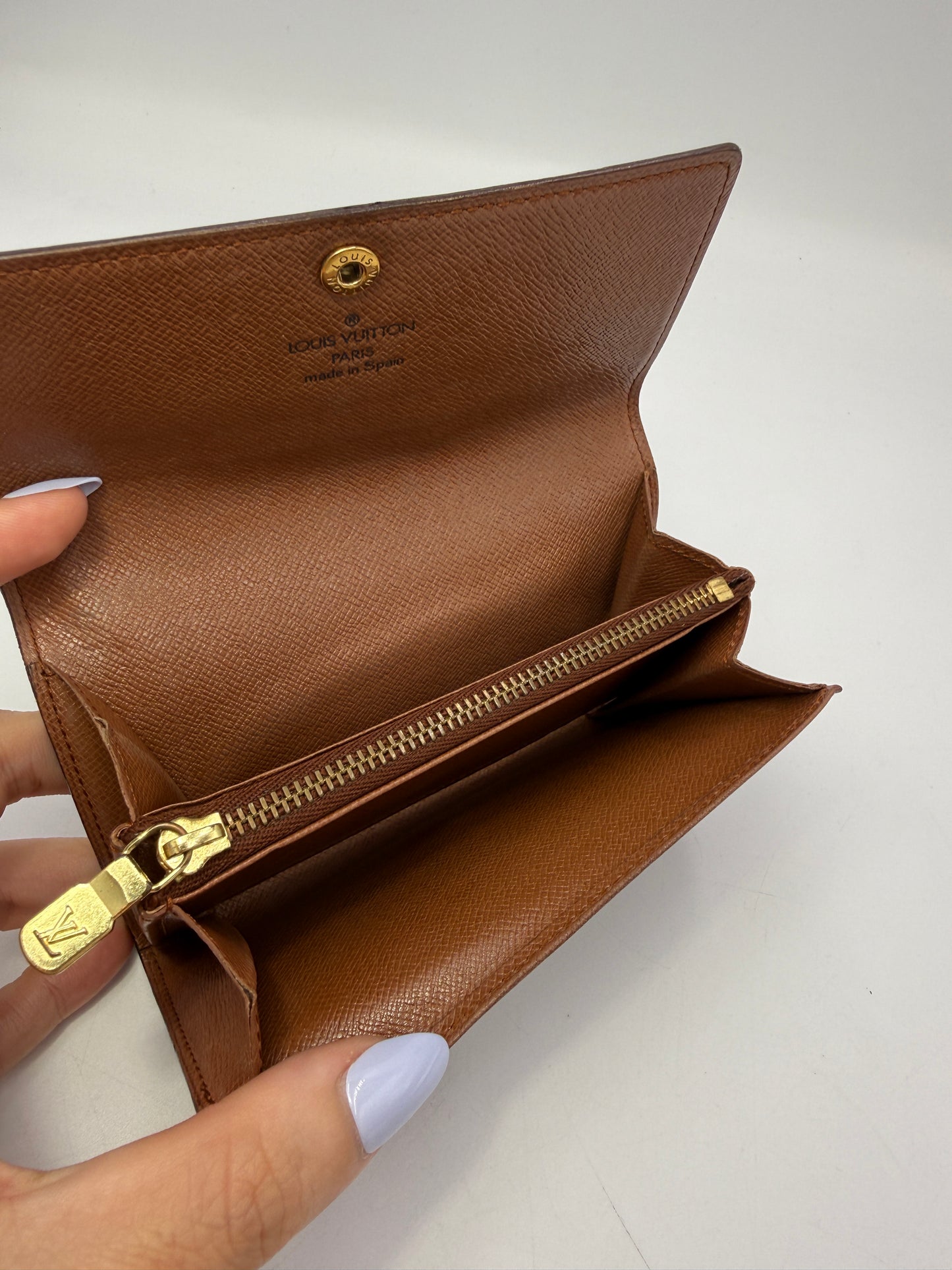 Louis Vuitton Monogram Coated Canvas Mini Sarah Wallet CA0972