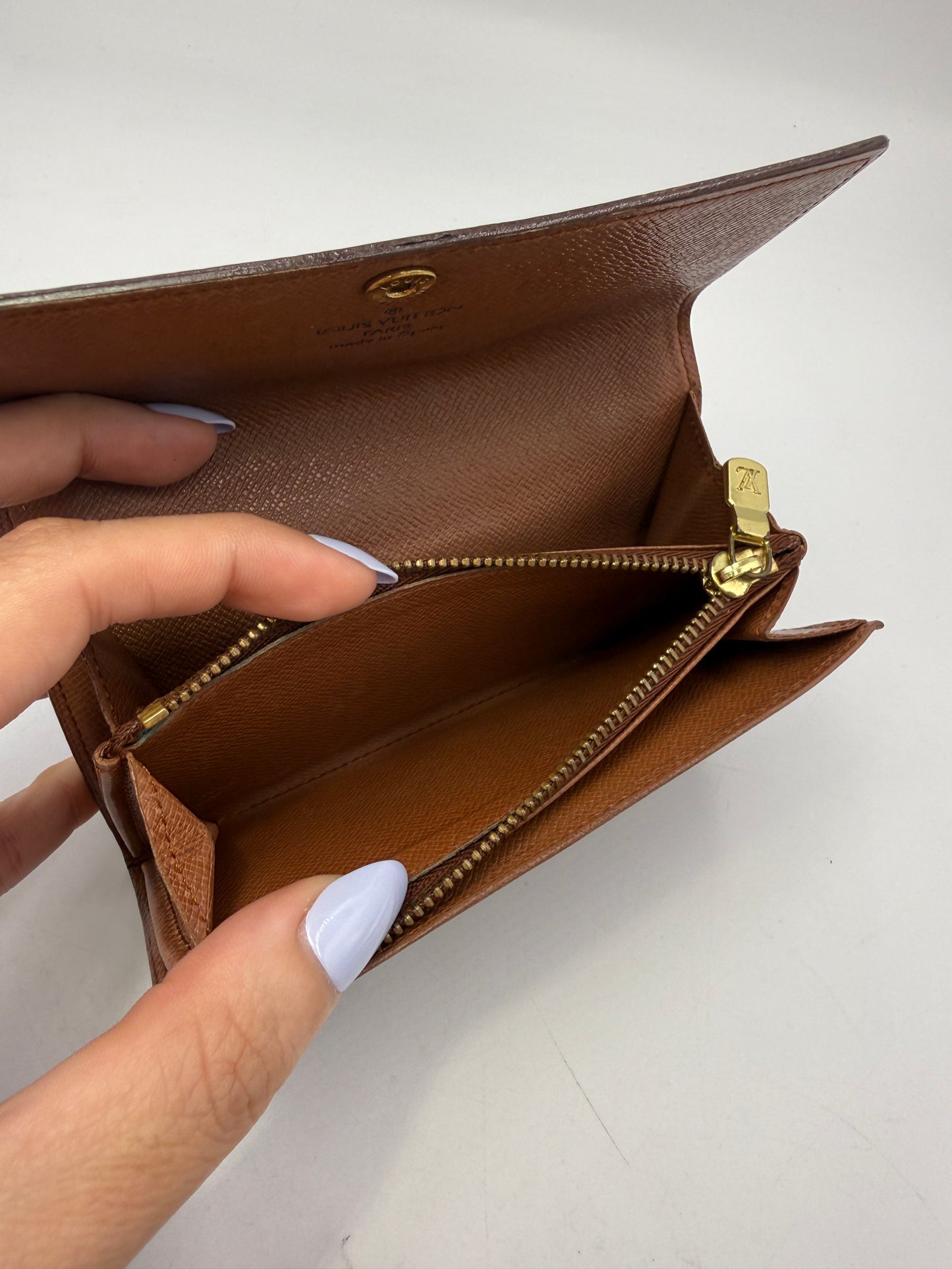Louis Vuitton Monogram Coated Canvas Mini Sarah Wallet CA0972