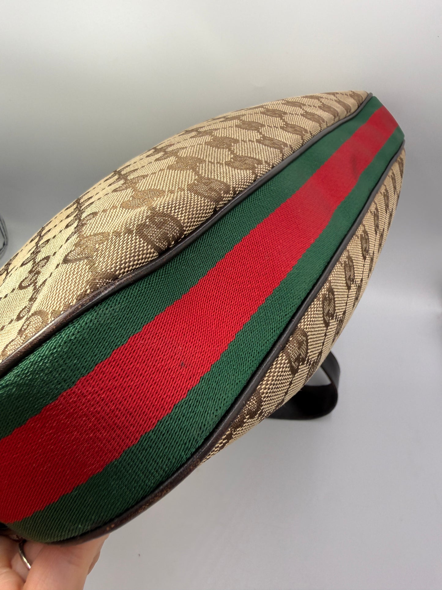 Gucci Biege Canvas Guccissima Sherry Shoulder Bag