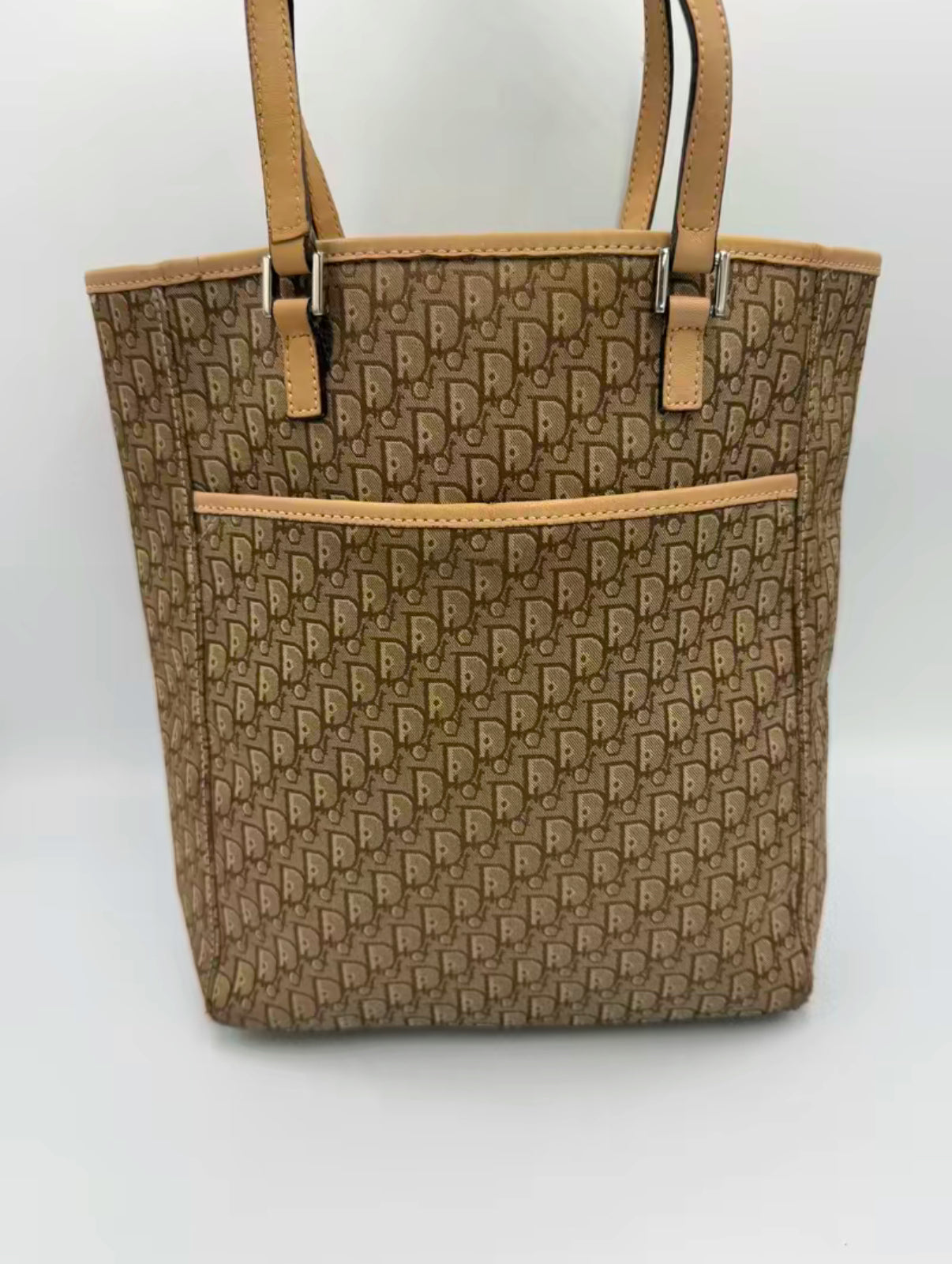 Christian Dior Canvas Diorissimo Trotter Tote