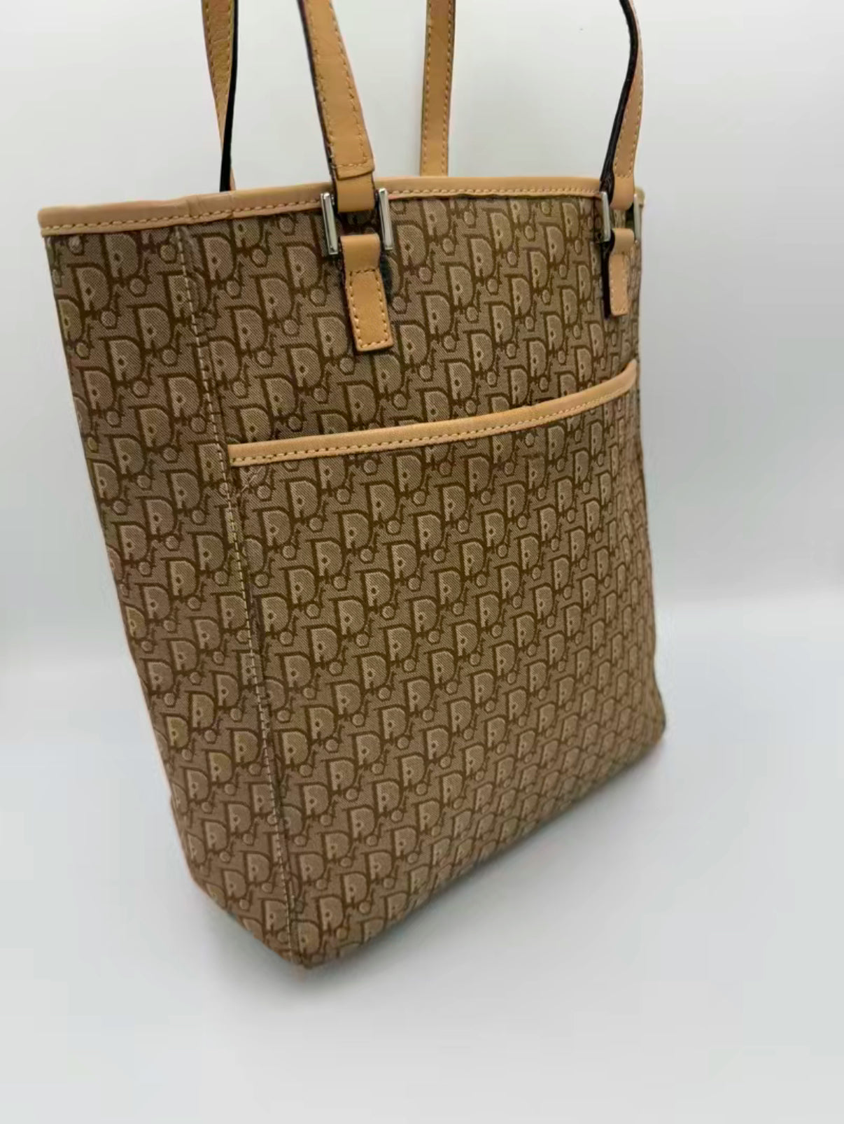 Christian Dior Canvas Diorissimo Trotter Tote