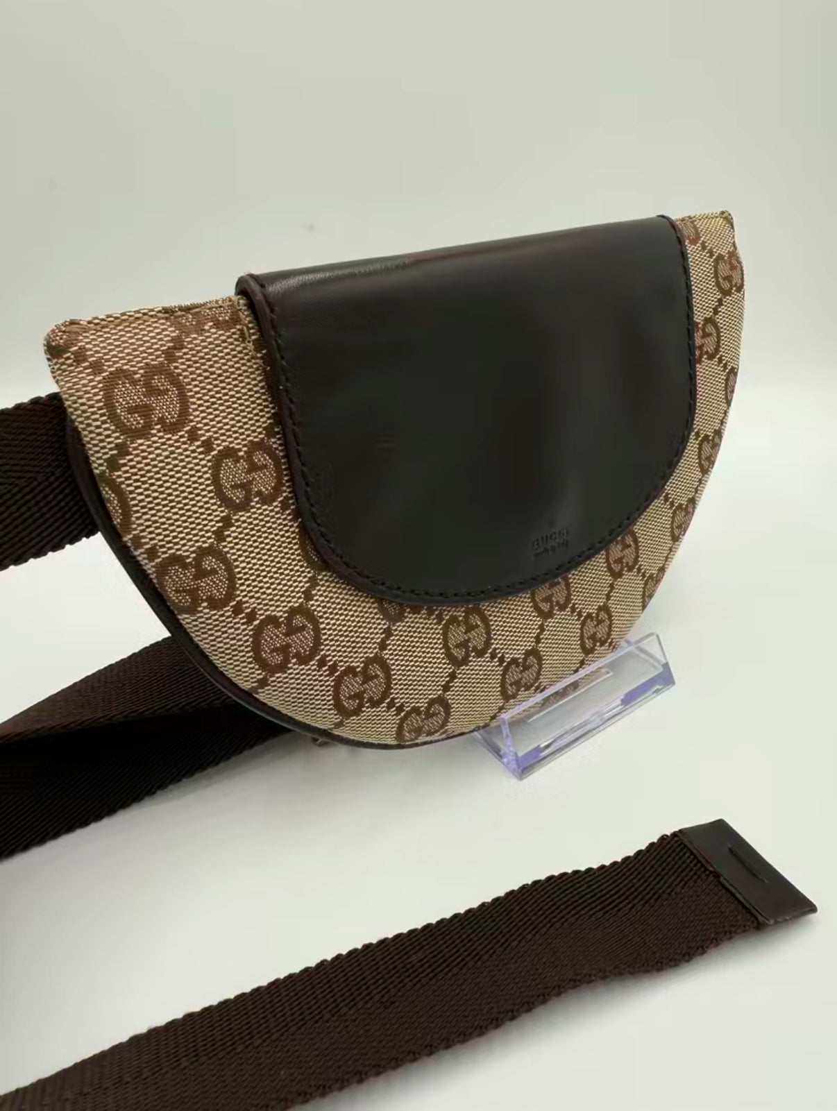 Gucci Canvas Guccissima Belt Bag/Sling Bag