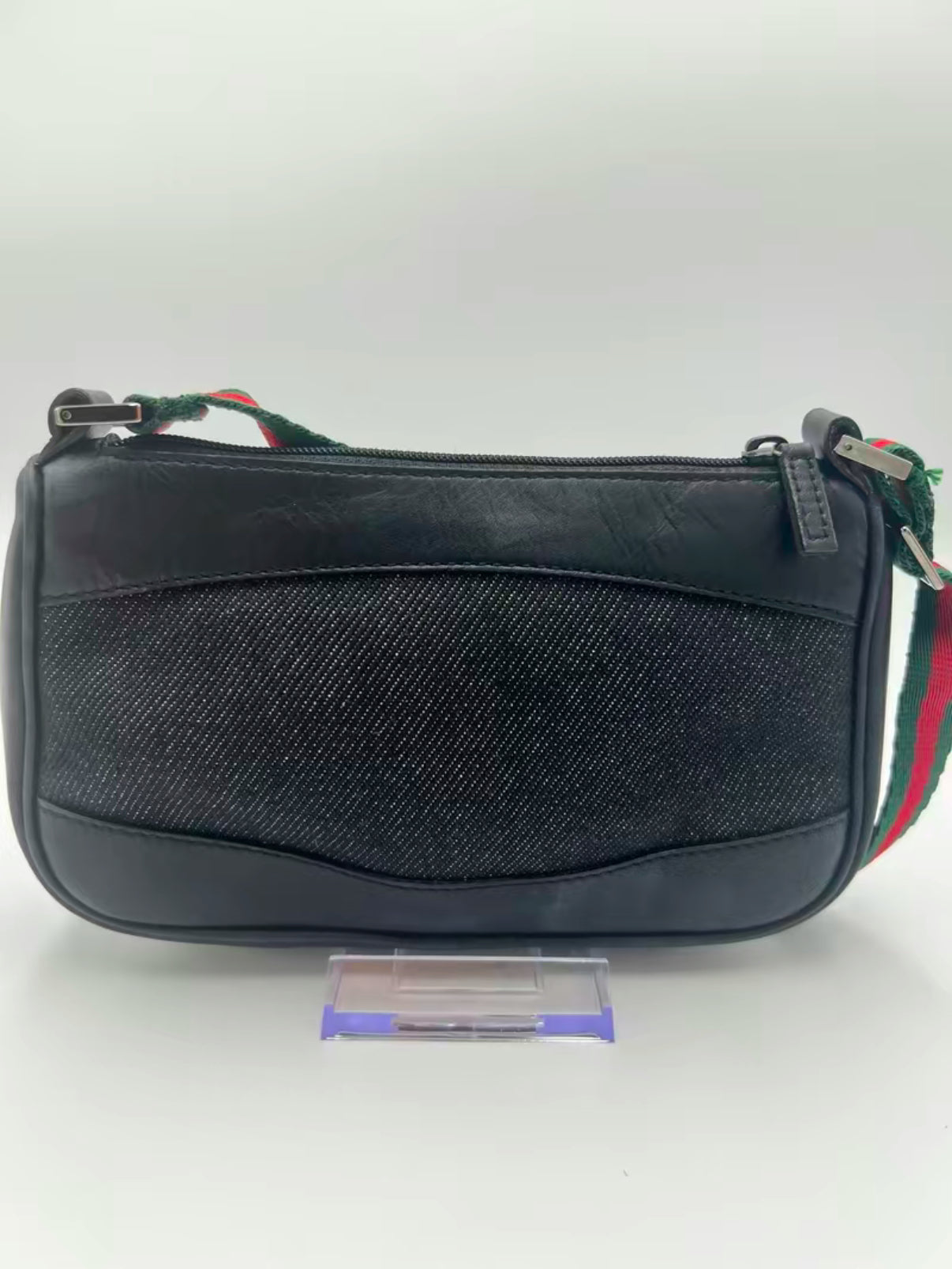 Gucci Black Denim Sherry Mini Pochette