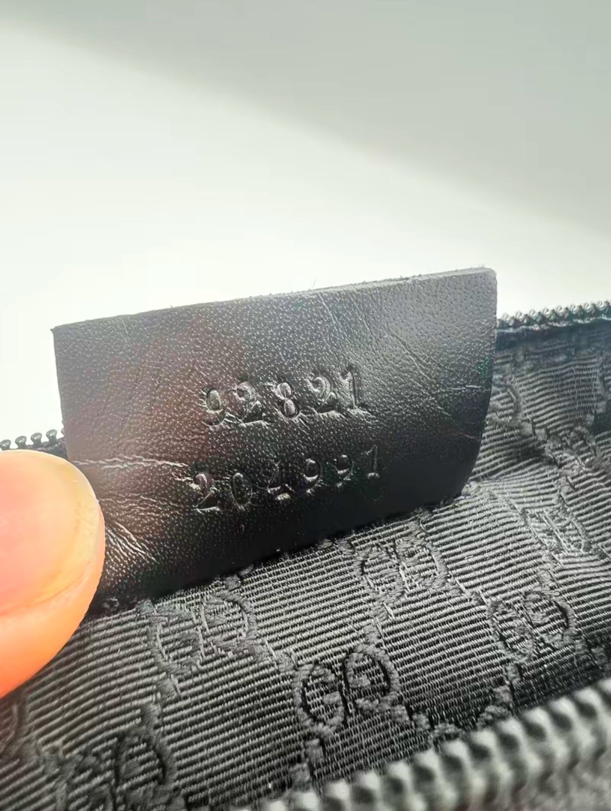 Gucci Black Denim Sherry Mini Pochette