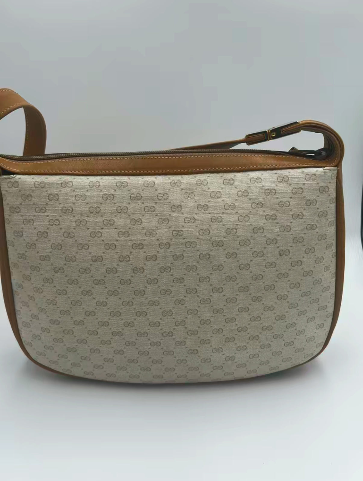 Gucci Mini Guccissima Cream & Beige Shoulder Bag