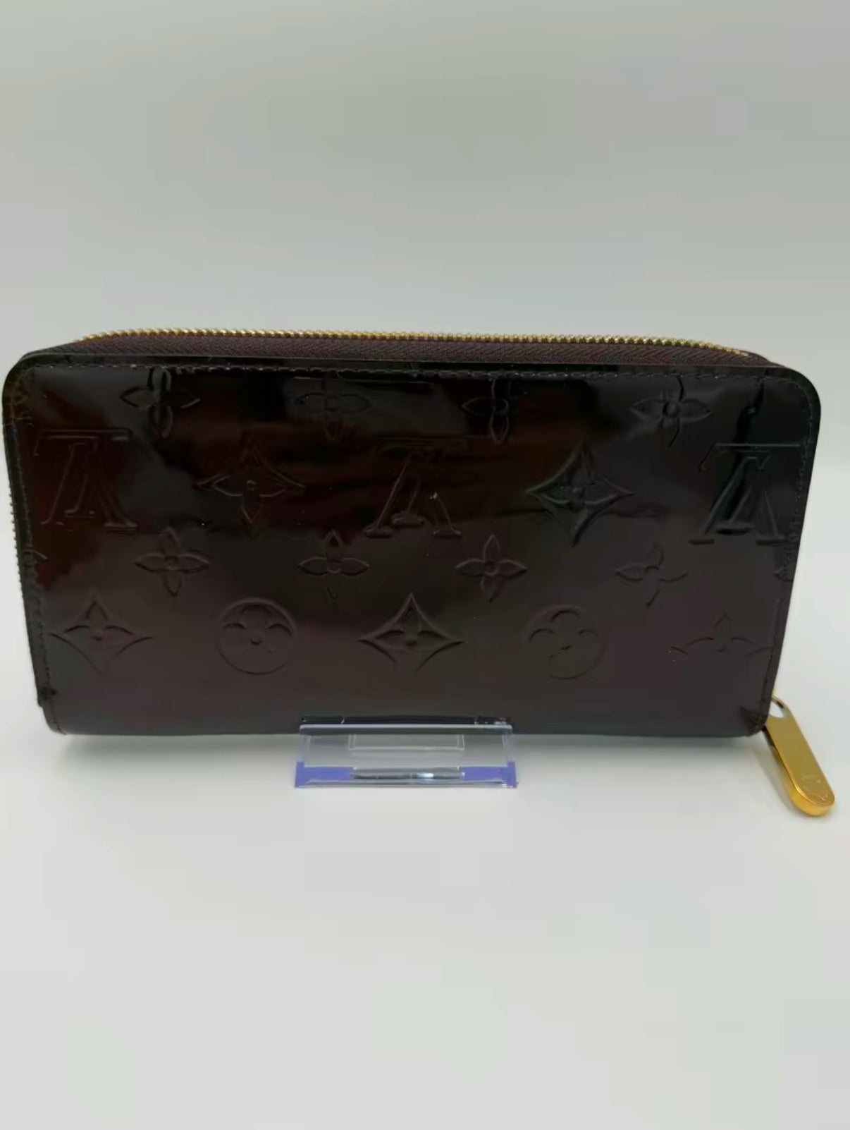 Louis Vuitton Monogram Vernis Amarante Zippy Wallet CA4098