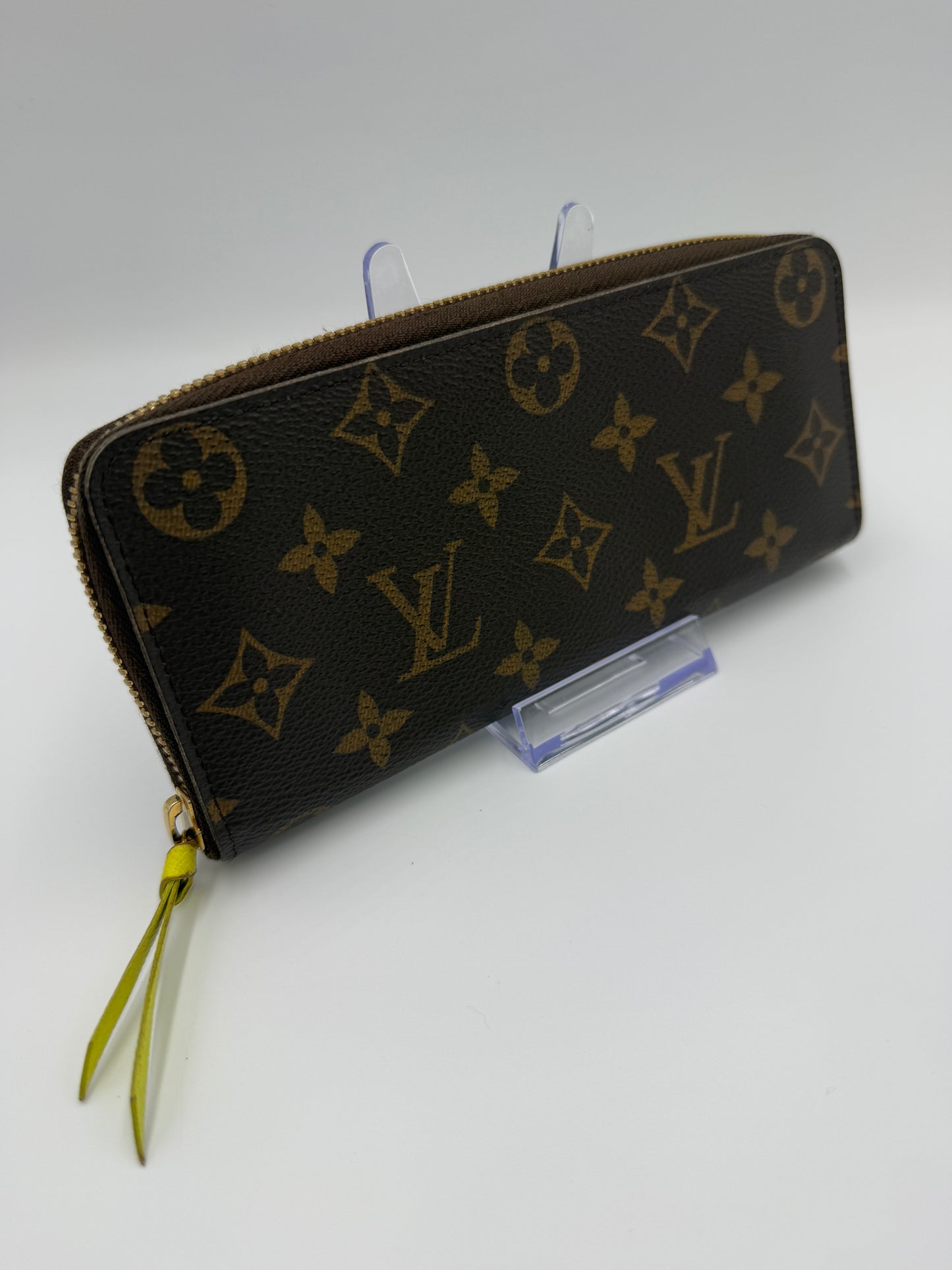 Louis Vuitton Monogram Coated Canvas Clemence Wallet CA2106