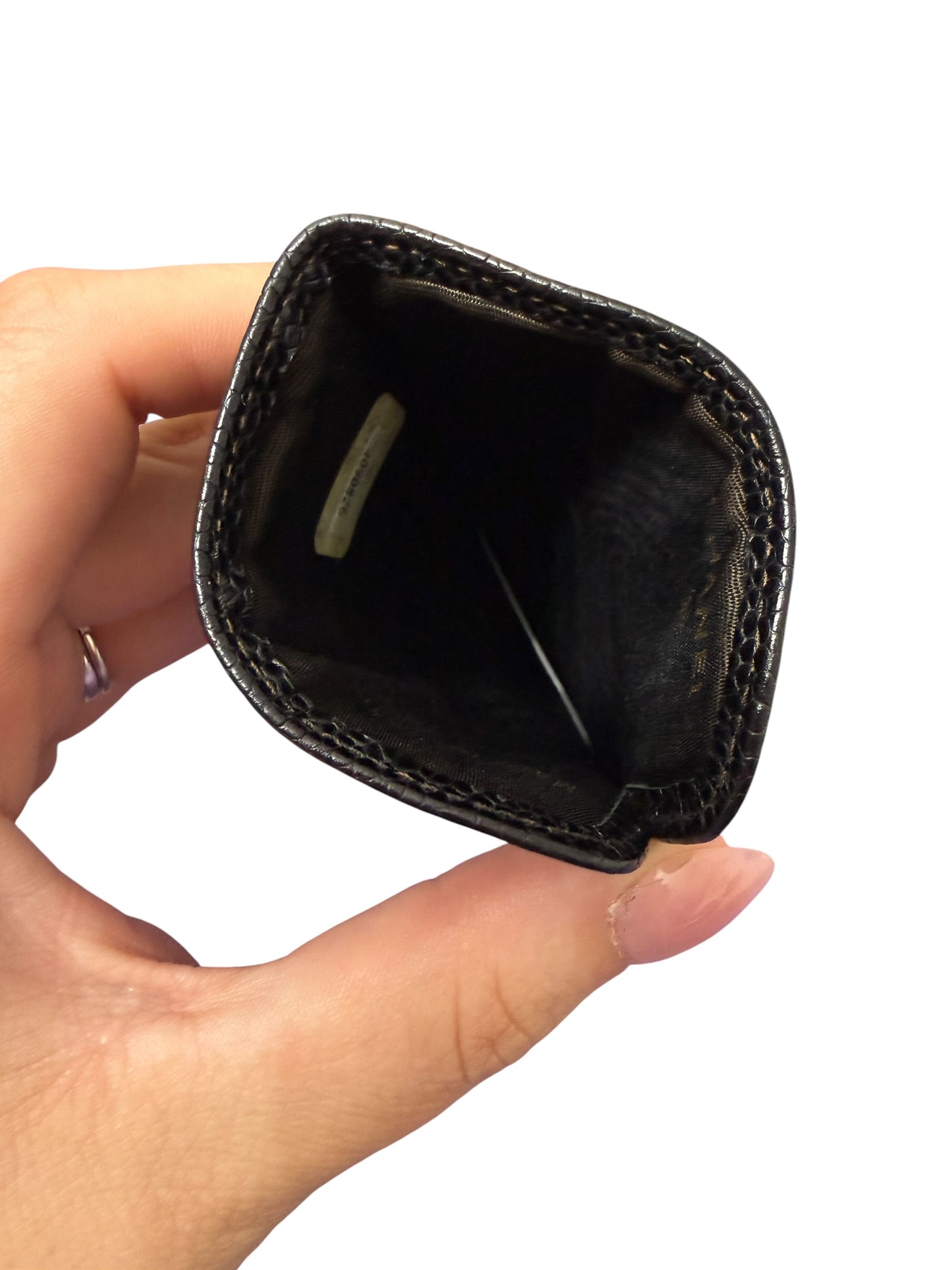Chanel Black Caviar Leather Glasses Case
