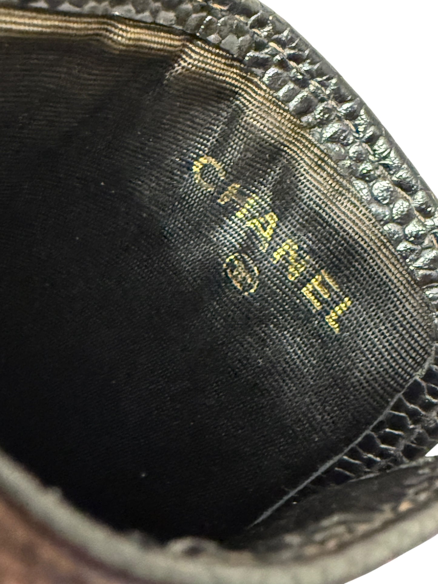 Chanel Black Caviar Leather Glasses Case
