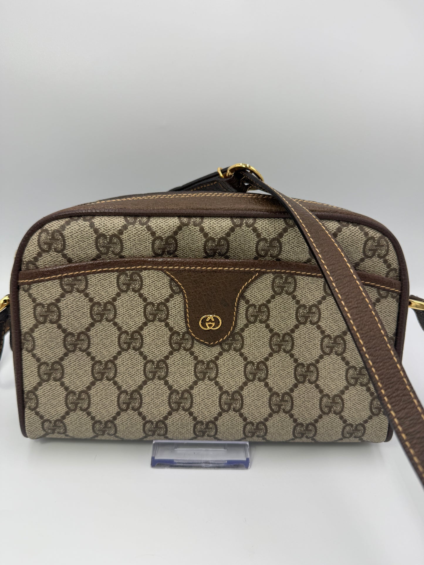 Gucci Guccissima Supreme Coated Canvas Crossbody Vintage