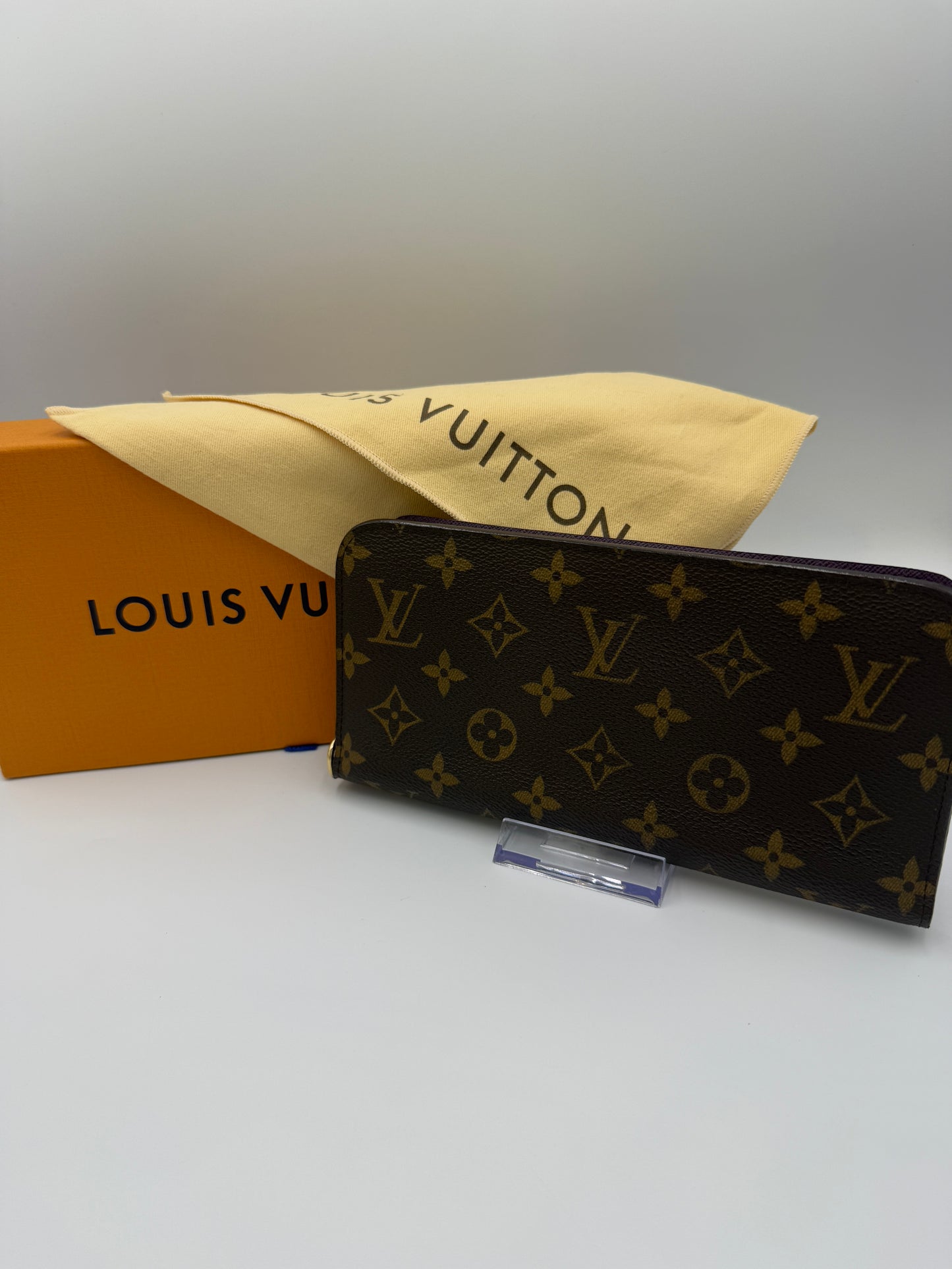 Louis Vuitton Monogram Coated Canvas Insolite Wallet Violet CA2088