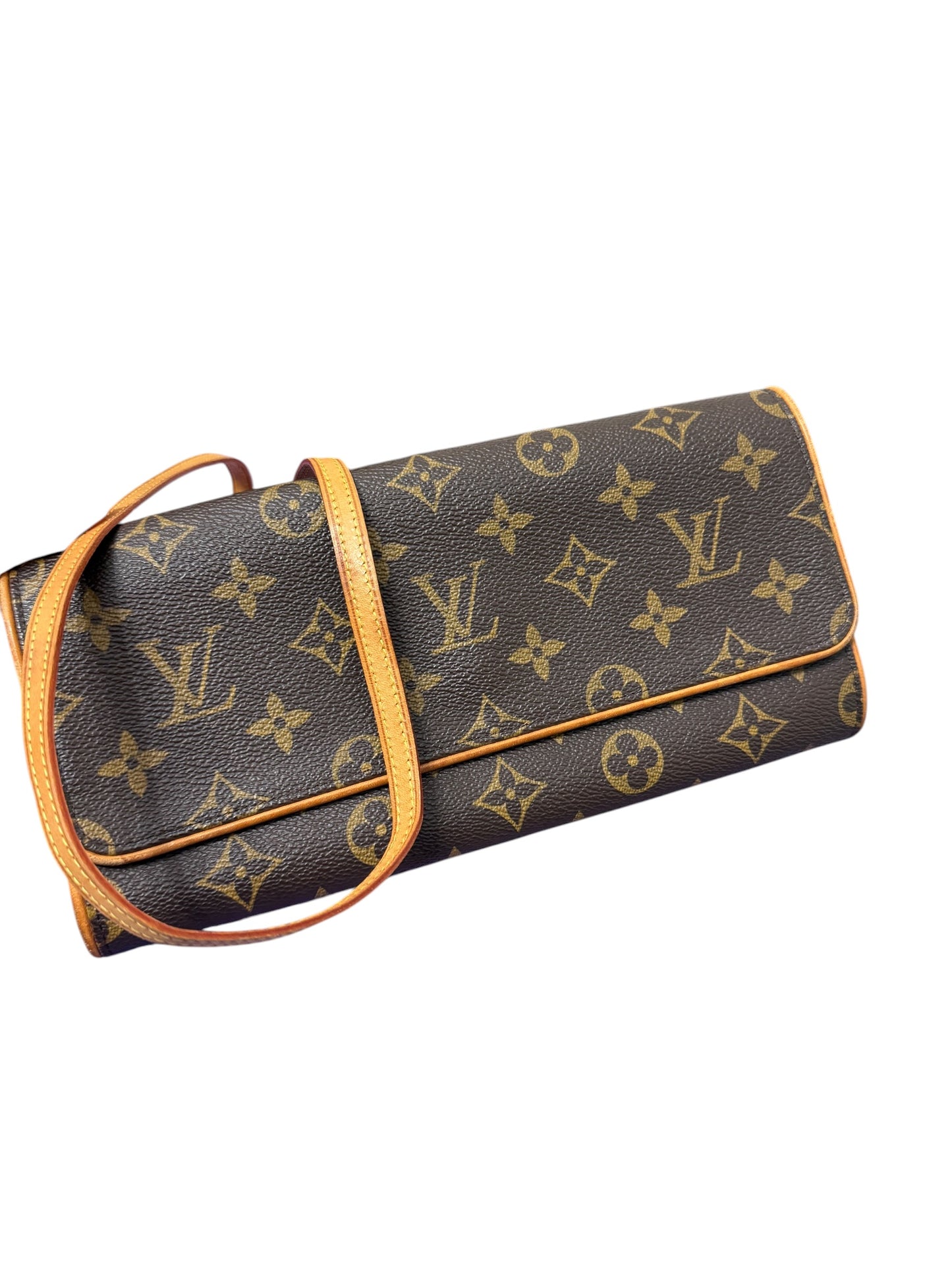 Louis Vuitton Monogram Twin GM Shoulder Bag Pochette FL0011